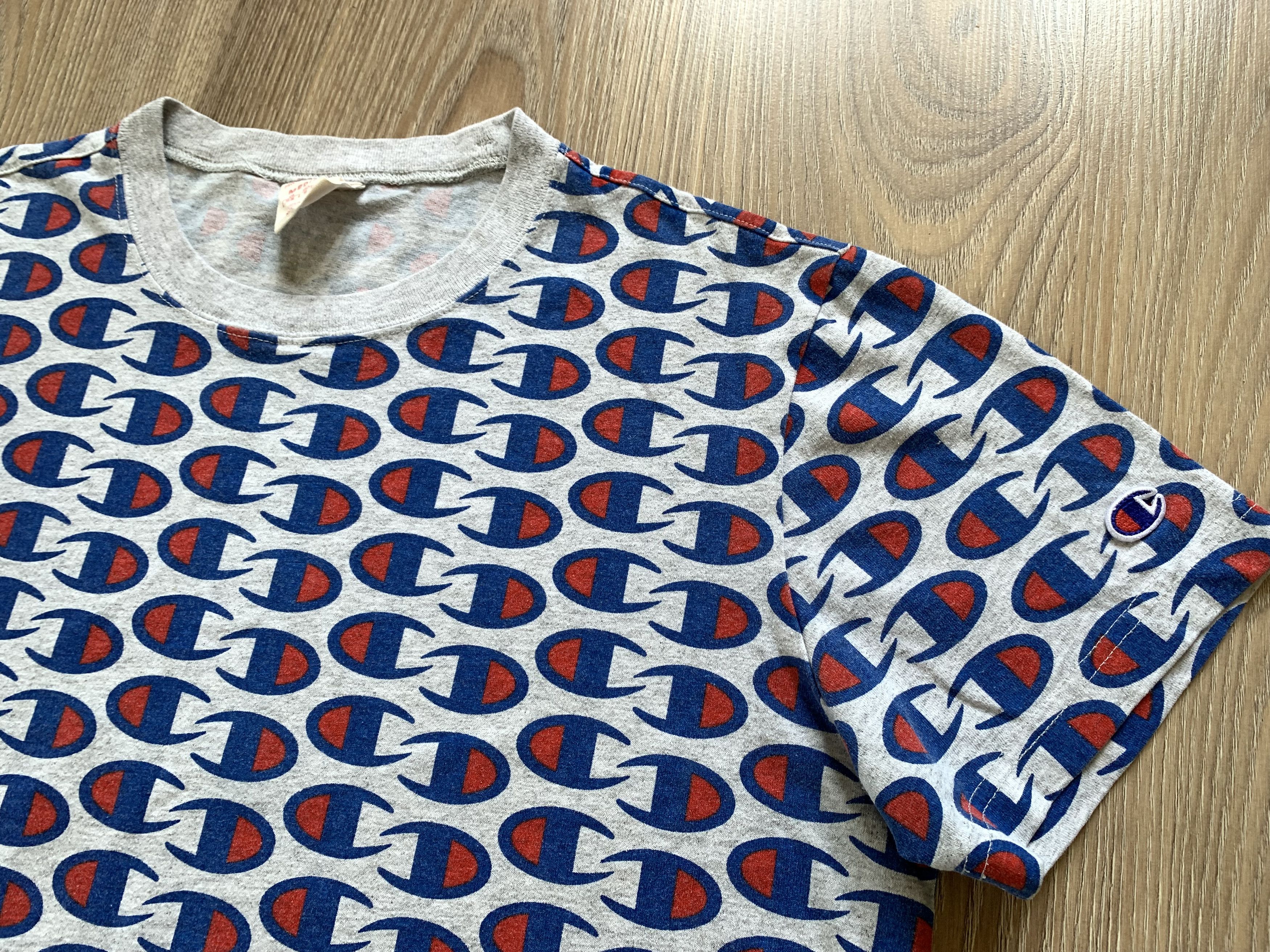 Champion × Vintage Champion Vintage Monogram Logo Cotton T-Shirt Size US M / EU 48-50 / 2 - 4 Thumbnail