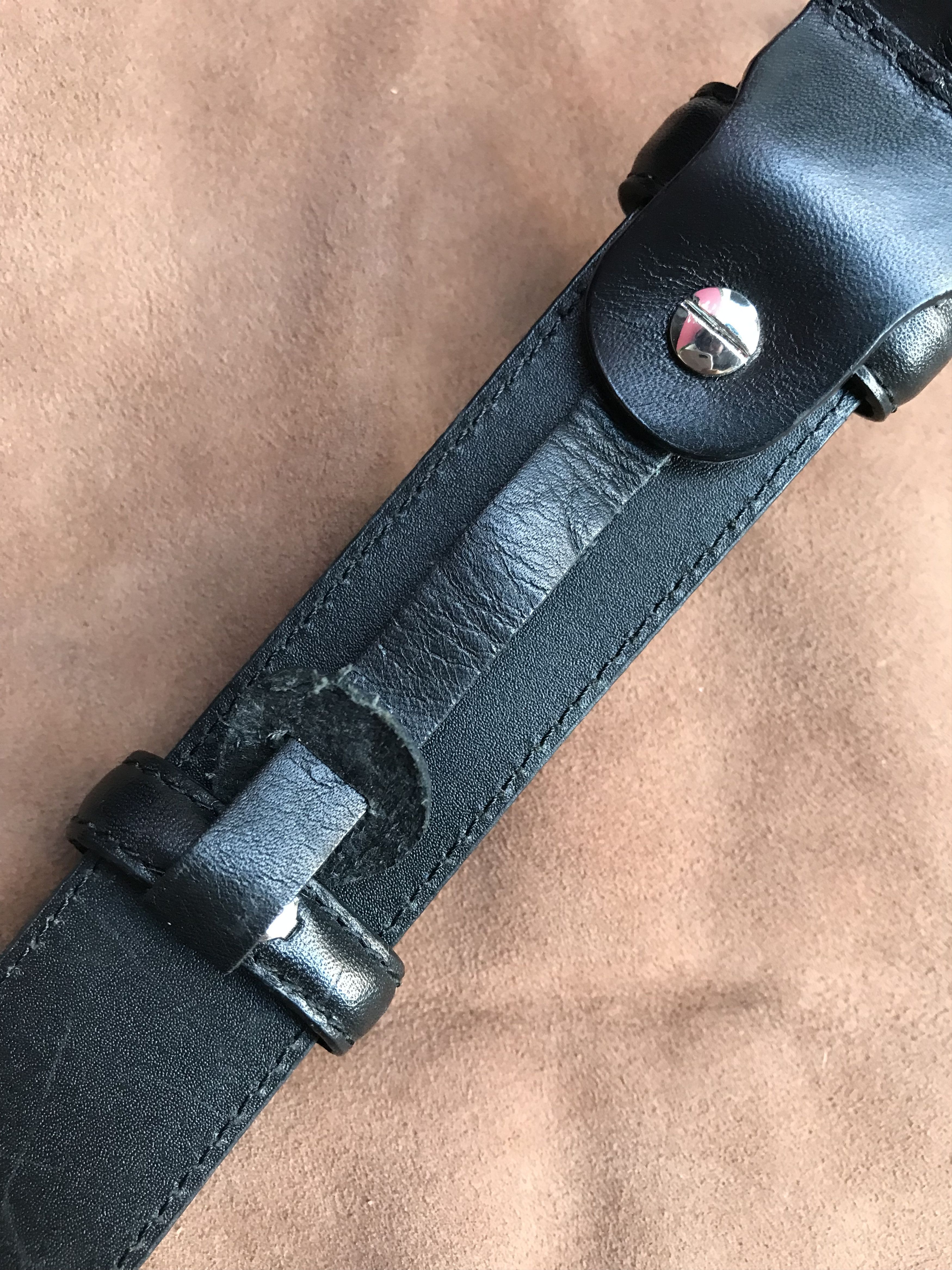 BOGGI MILANO PURE LEATHER HIGH END BLACK BELT