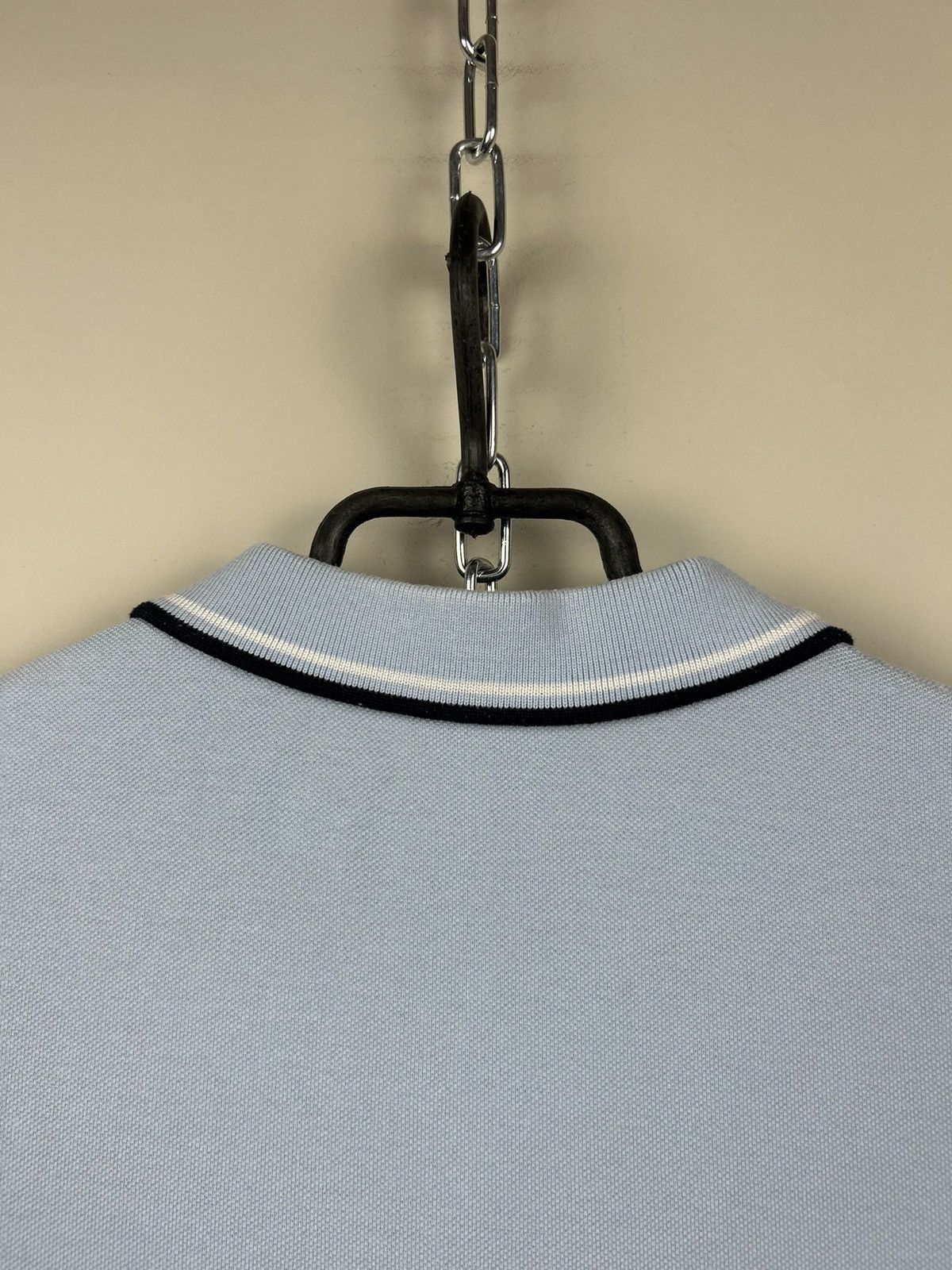 Prada Prada Red Tab Basic Polo T shirt Blue Rare Size US M / EU 48-50 / 2 - 16 Thumbnail