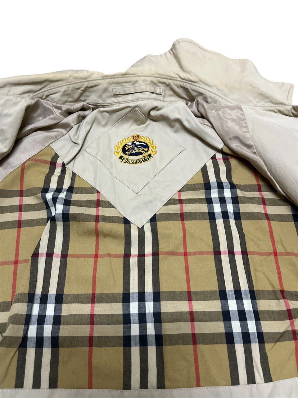Burberry Burberry Nova Check Gold Button Trench Coat Size US L / EU 52-54 / 3 - 9 Thumbnail