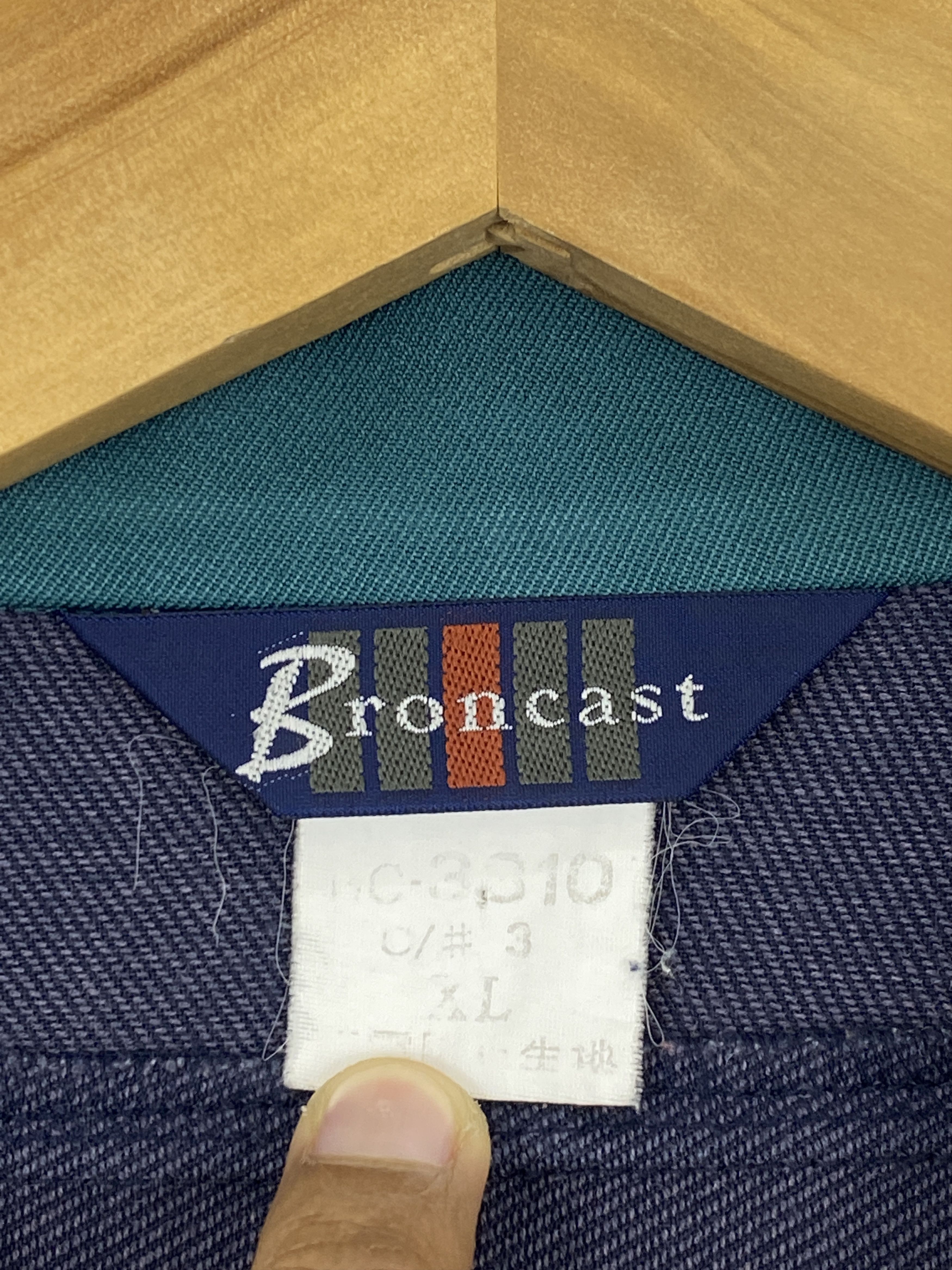 Japanese Brand Vintage Japan Worker Multi Pocket Denim Jacket J1811 Size US XL / EU 56 / 4 - 5 Thumbnail