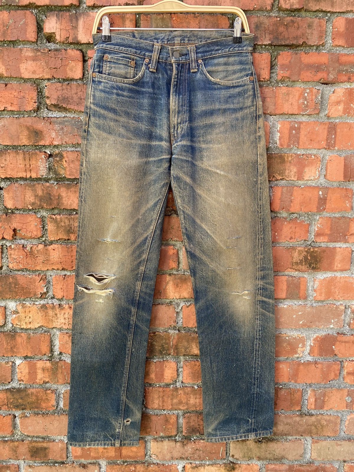W30x31 sugarcane toyo redline distressed denime