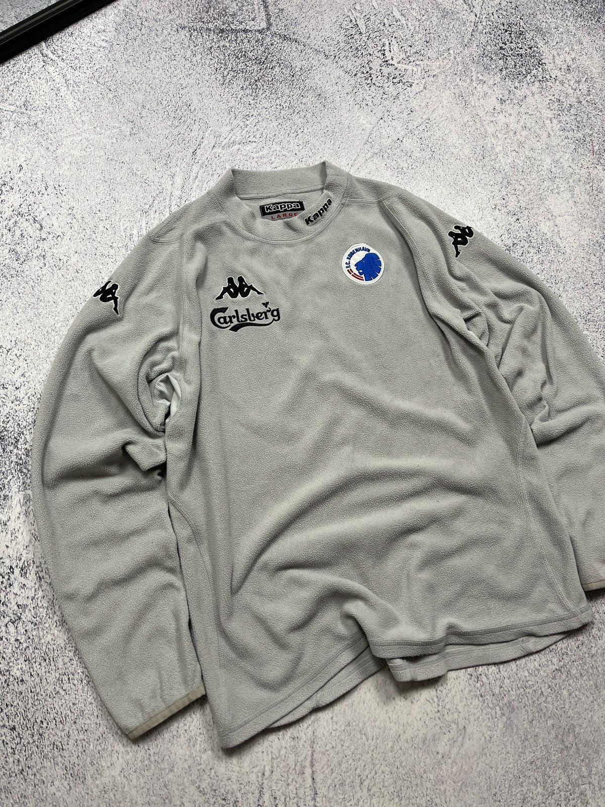 Kappa Vintage Kappa Copenhagen Soccer Fleece Sweatshirt 90’s Size US L / EU 52-54 / 3 - 3 Thumbnail