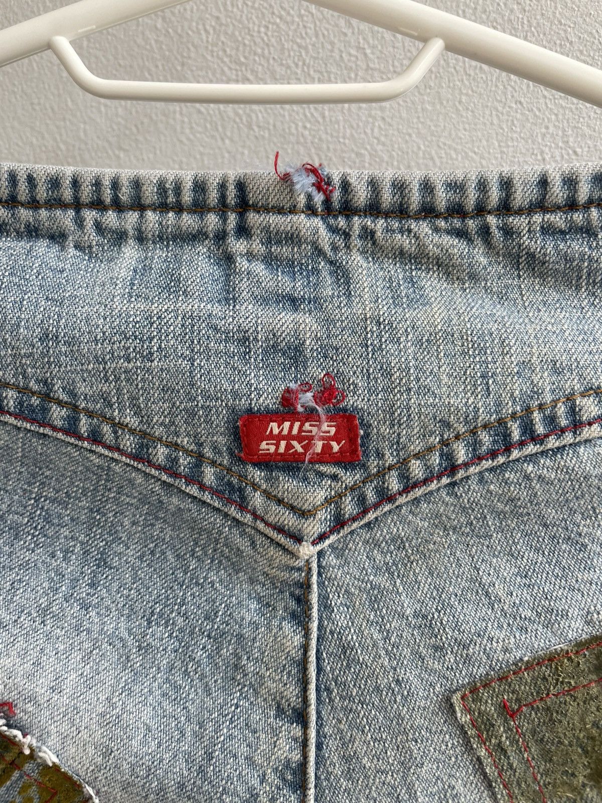 Miss Sixty Vintage Miss Sixty Rare Y2K Floral Print Skinny Denim Jeans Size 28" / US 6 / IT 42 - 19 Thumbnail
