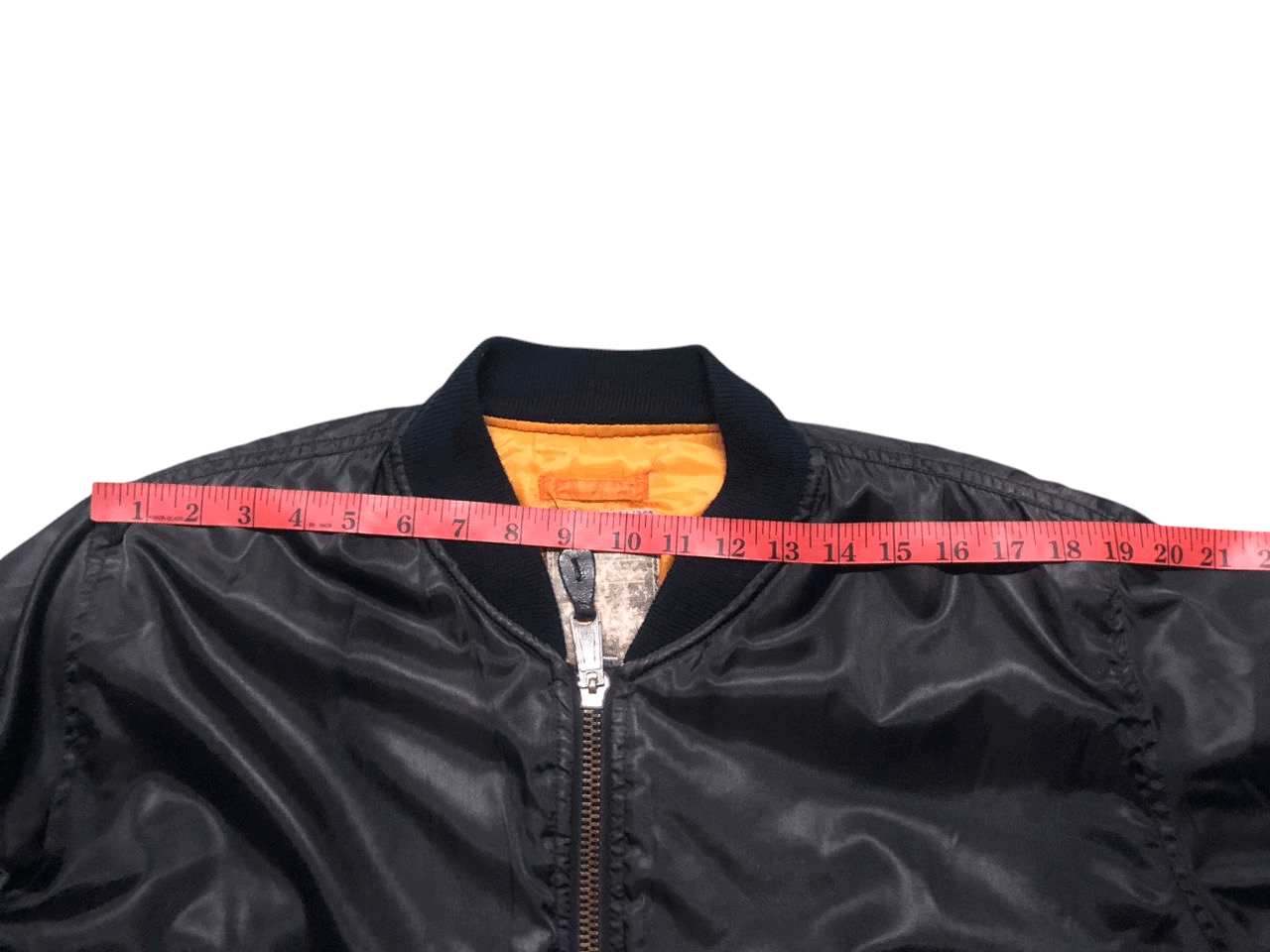 Japanese Brand Vintage Bomber Jacket MA-1 Boxy Sunfaded Faded Size US M / EU 48-50 / 2 - 15 Thumbnail