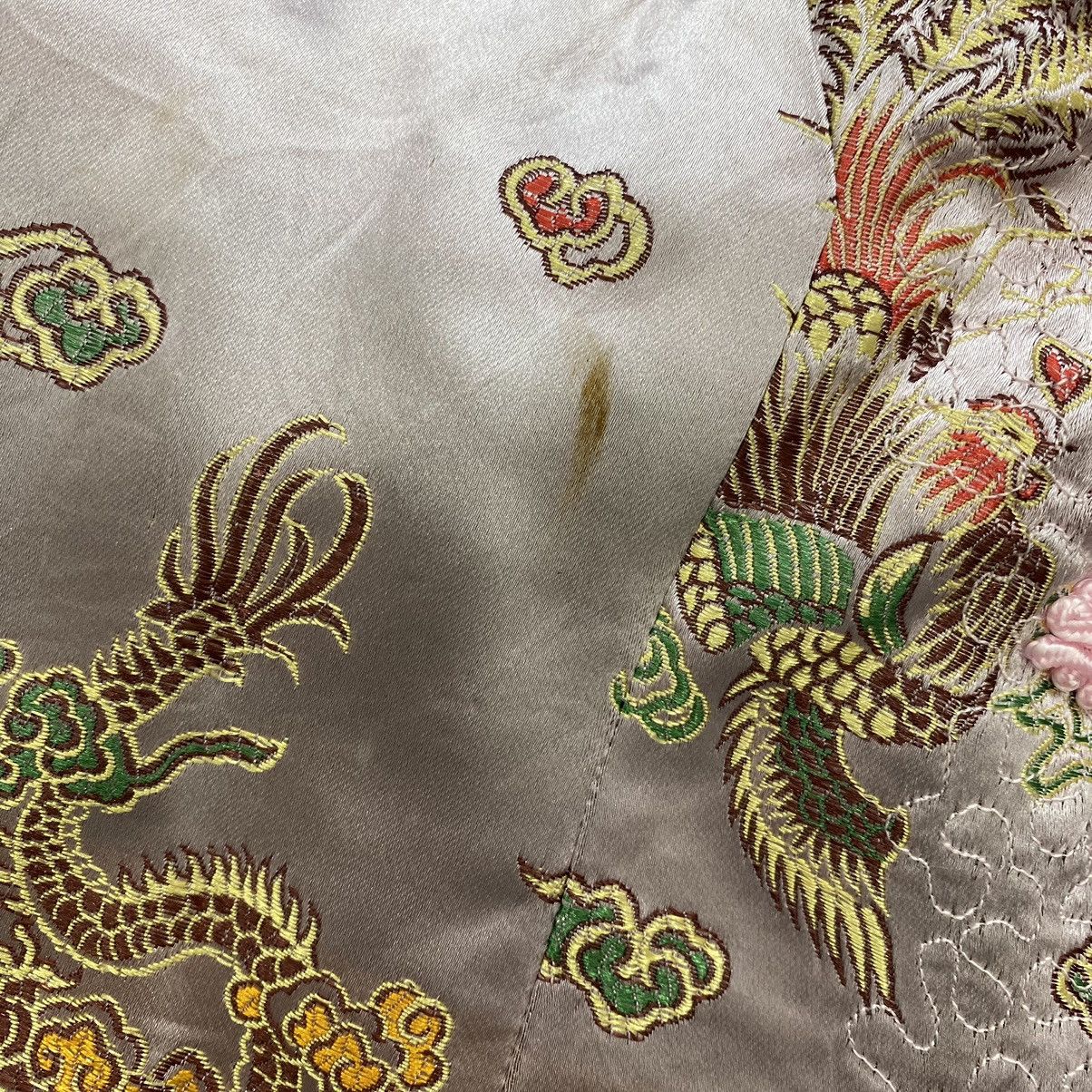 Other GOLDEN DRAGON Cheongsam Style Embroidered Dragon Design Pink Size S / US 4 / IT 40 - 4 Thumbnail