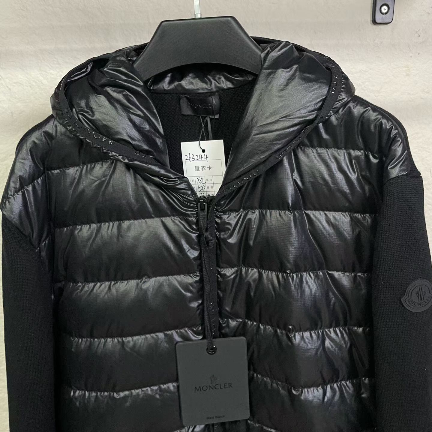 Moncler Moncler Shiny Knit Down Jacket Size US XXL / EU 58 / 5 - 3 Thumbnail