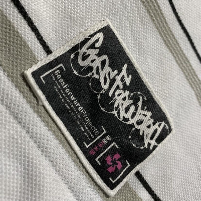 Japanese Brand 2000s BEAUMONT CARR POEM STRIPE IFSIX LGB V-KEII LGB STYLE Size US XXL / EU 58 / 5 - 4 Thumbnail