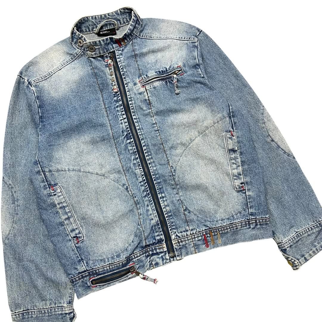 Diesel Diesel Washed Denim Bikers Jacket Size US M / EU 48-50 / 2 - 4 Thumbnail