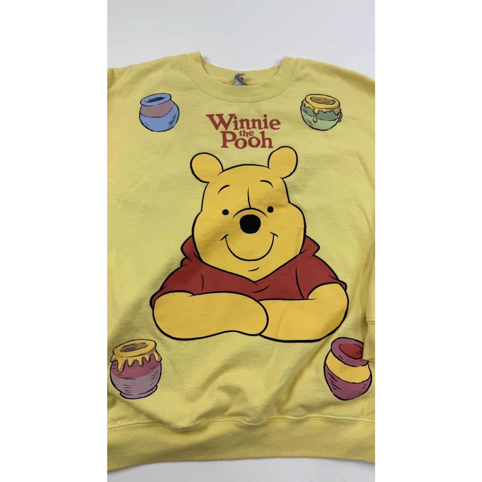 Disney Disney Winnie the Pooh Sweatshirt Mens Large Crewneck Pullover Cartoon Honey Bea Size US L / EU 52-54 / 3 - 3 Thumbnail