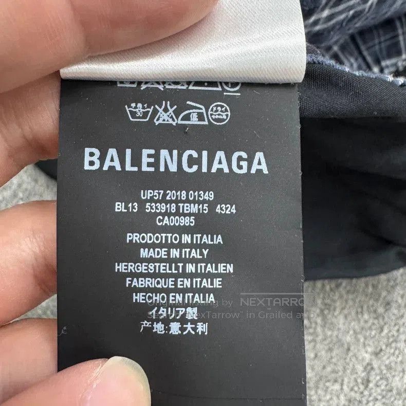 Balenciaga Balenciaga Checkered Colorblock Jacket. Size US S / EU 44-46 / 1 - 4 Thumbnail