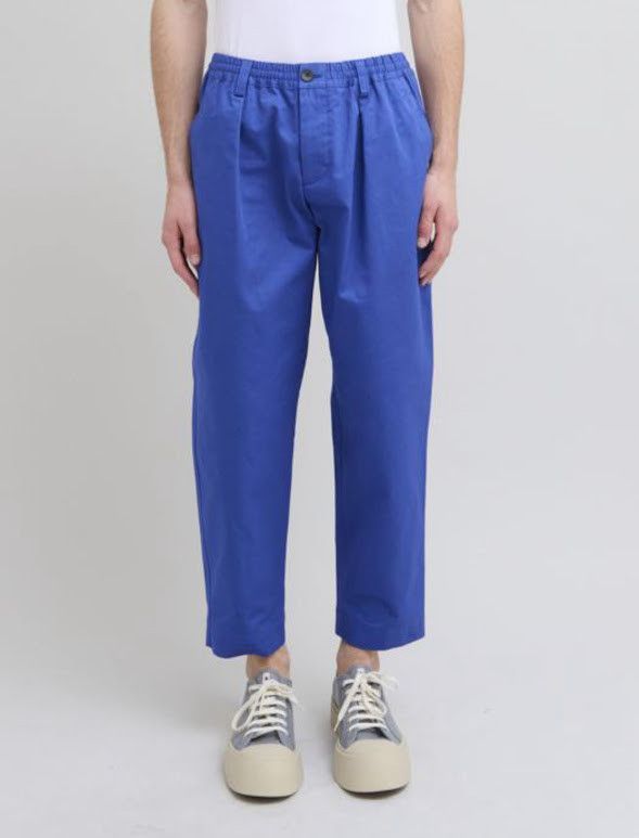 Marni o1w1db10326 Drawstring Trousers in Blue Size US 36 / EU 52 - 1 Thumbnail