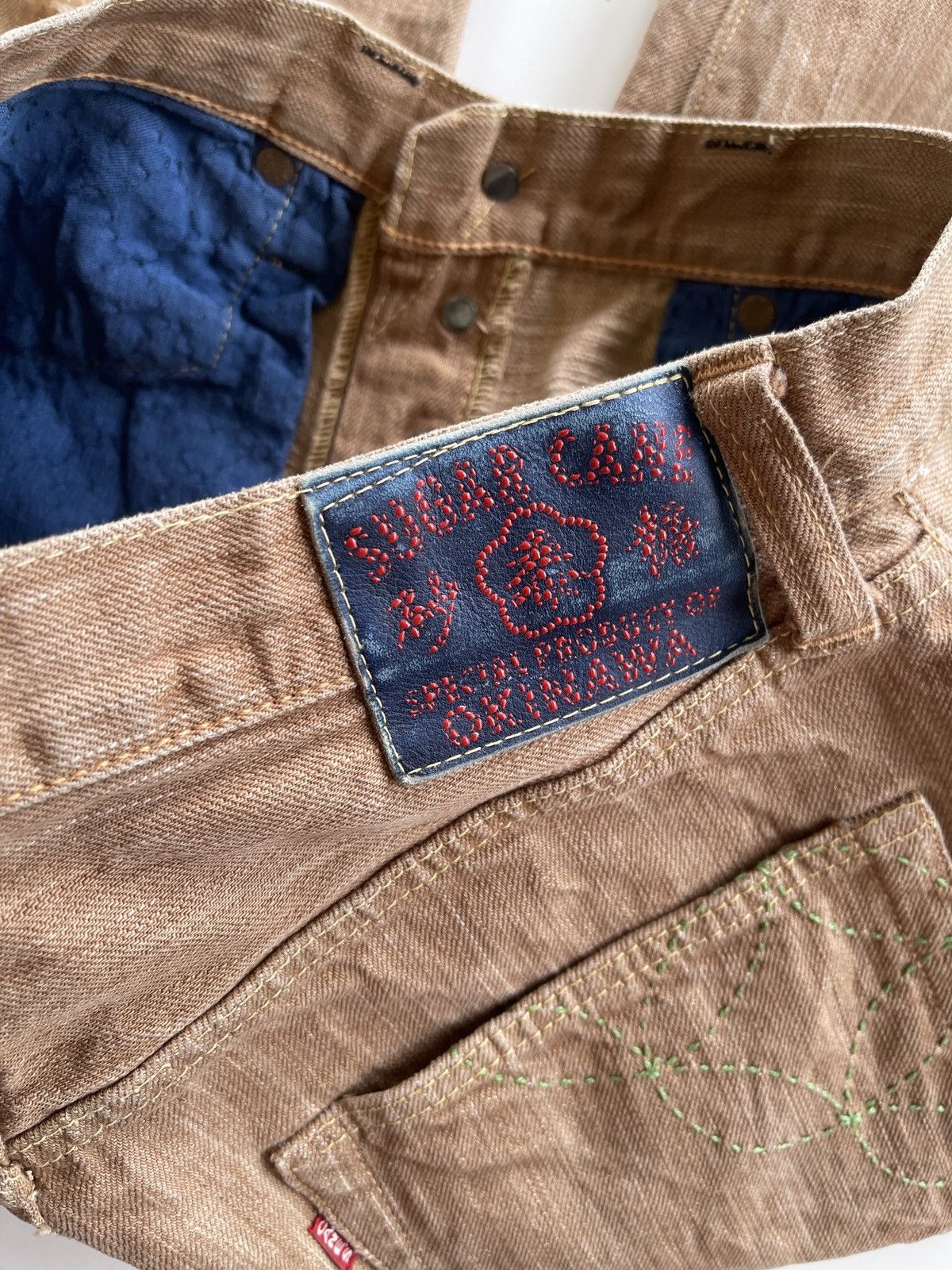 Sugar Cane Sugar Cane Okinawa Distressed Toyo Enterprise Denim Size US 29 - 15 Thumbnail