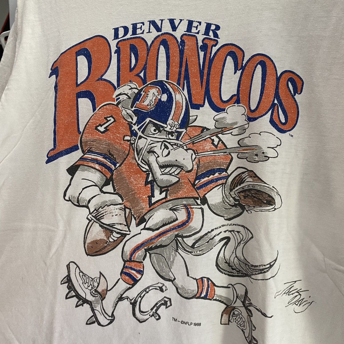 NFL Vintage 1988 Denver Broncos Buffalo Rap Tees Style Tee Size US M / EU 48-50 / 2 - 5 Thumbnail