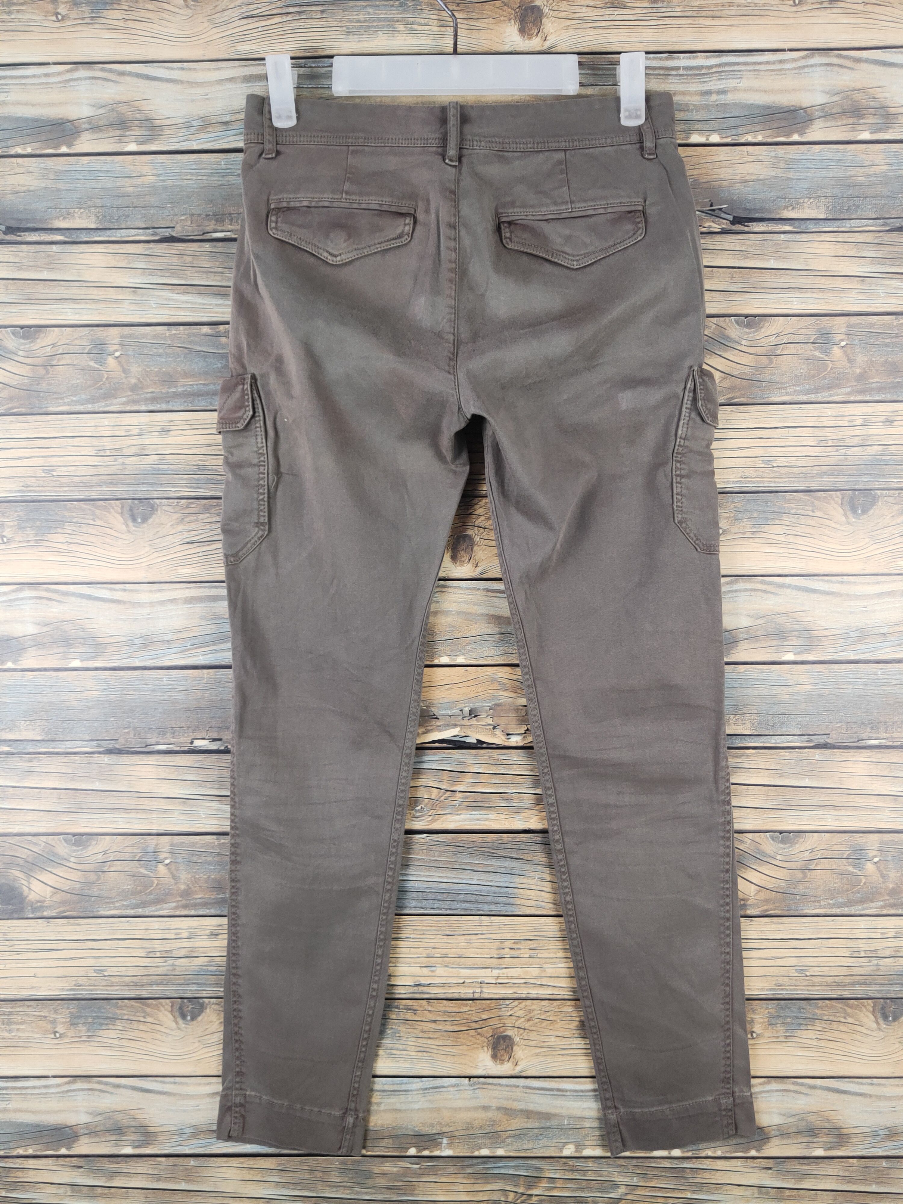Japanese Brand DL Gap Olive Multipocket utility tactical Cargo Pants #2436 Size 26" / US 2 / IT 38 - 7 Thumbnail