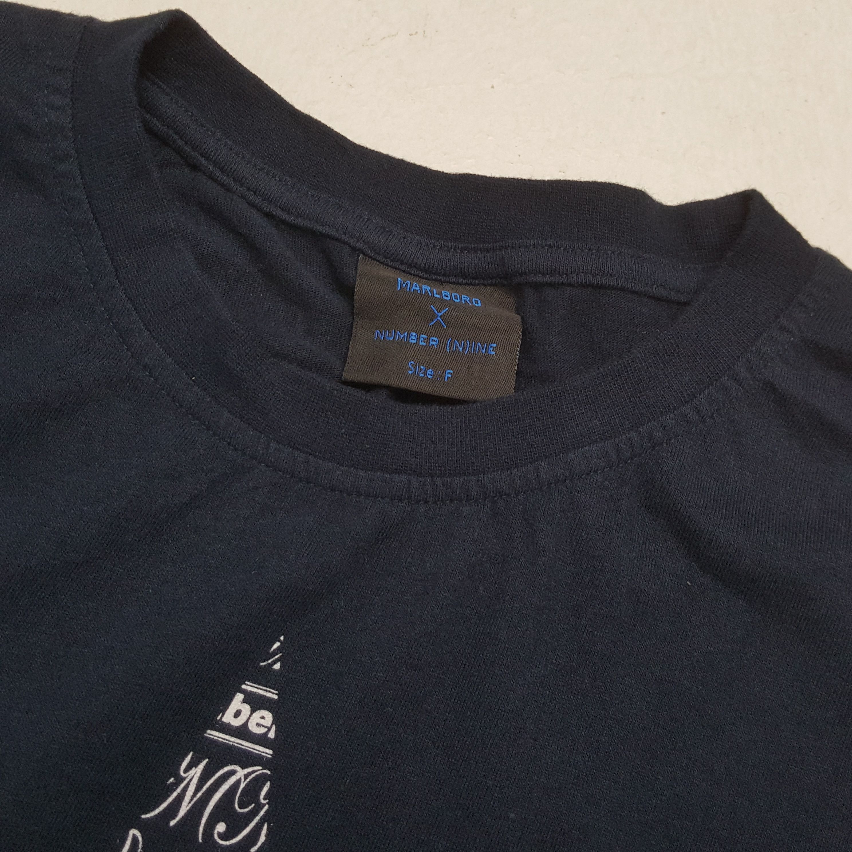 Marlboro × Number (N)ine × Vintage MARLBORO x NUMBER (N)INE Japanese Brand Designer Tshirt Size US L / EU 52-54 / 3 - 7 Thumbnail