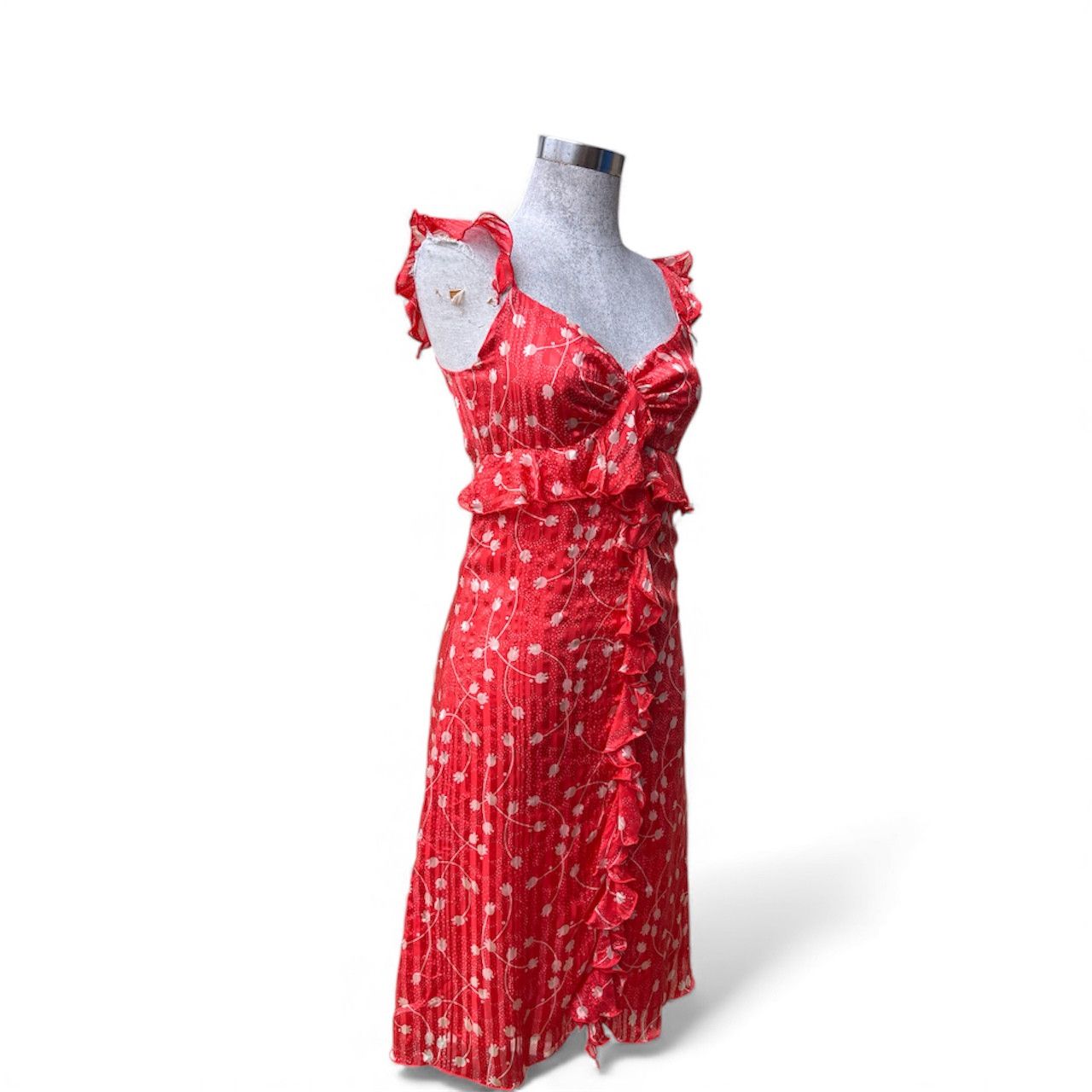 Anna Sui Vintage 90s red dress Size XS / US 0-2 / IT 36-38 - 2 Thumbnail