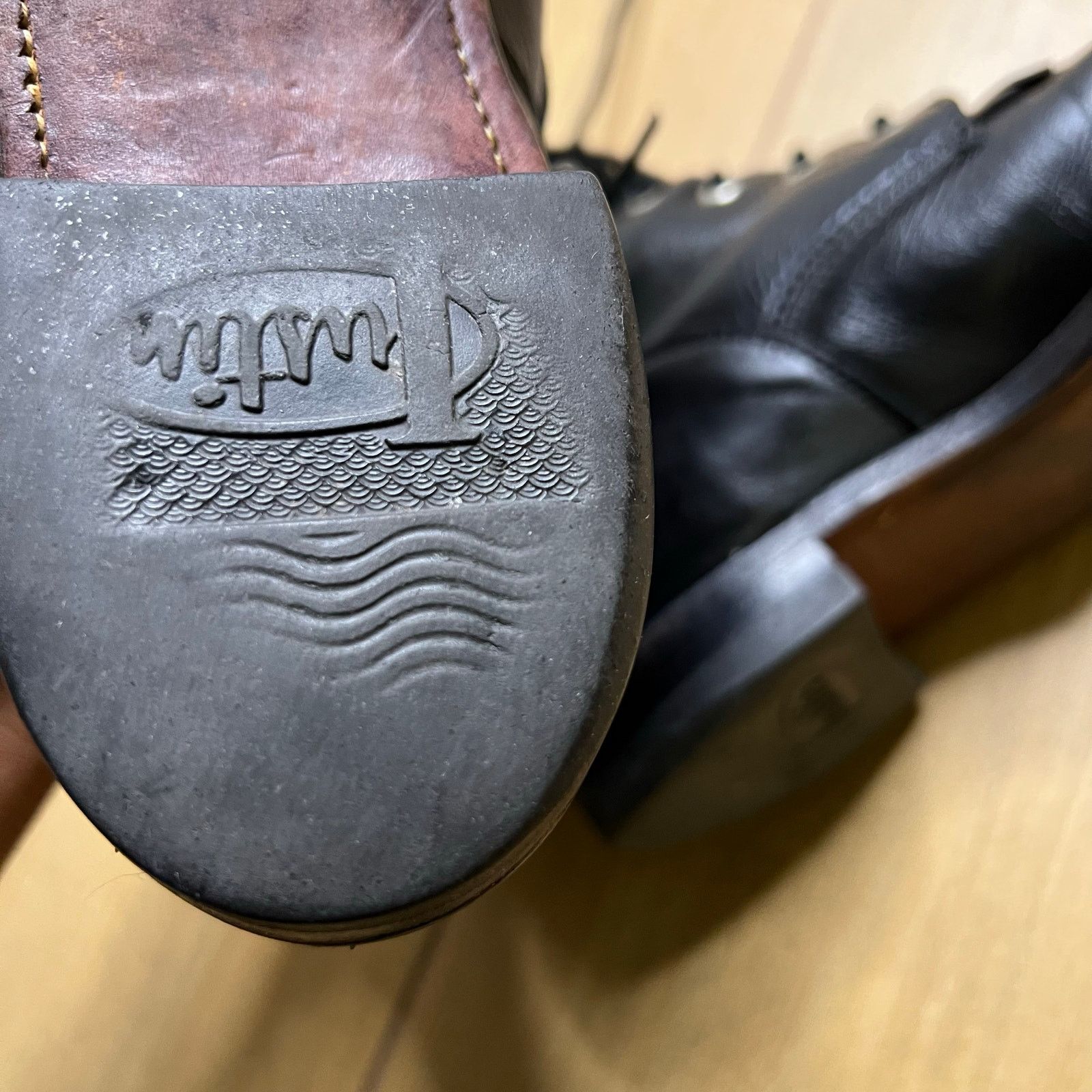 Justin Boots Justin Women’s Kiltie Packer Boots Black Leather 7 B USA Size US 7 / IT 37 - 9 Thumbnail
