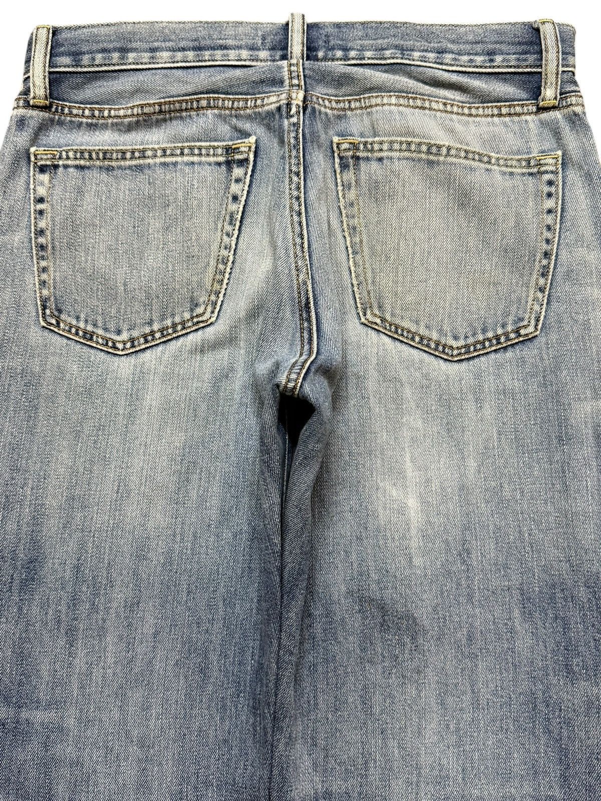 Uniqlo Vintage Y2K Uniqlo Light Faded Wash Distress Straight Leg Size US 32 / EU 48 - 5 Thumbnail