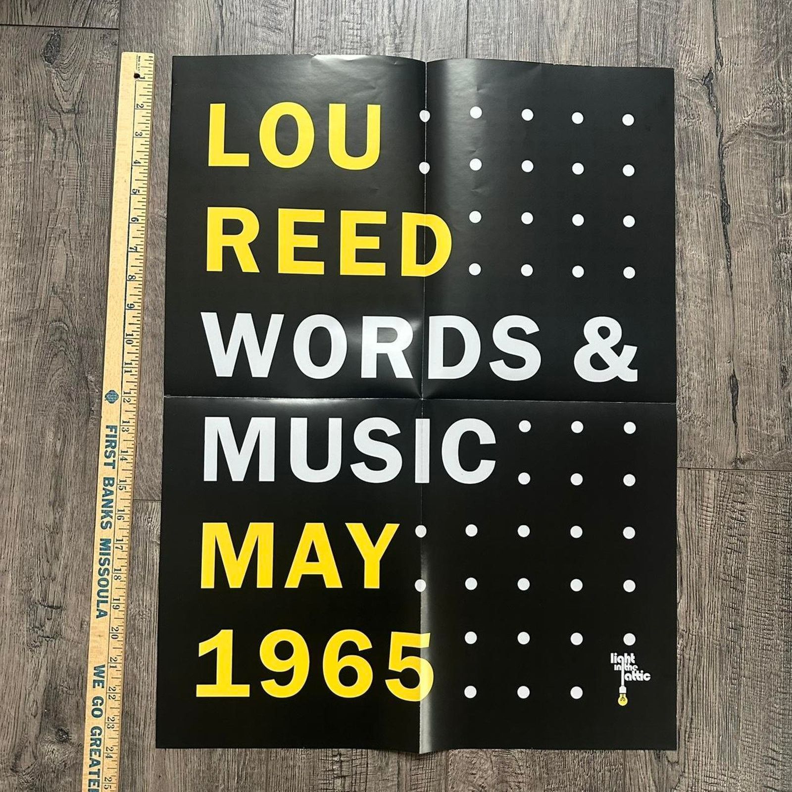 Band Tees Lou Reed Words & Music May 1965 Album Music Promo Poster Size ONE SIZE - 7 Thumbnail