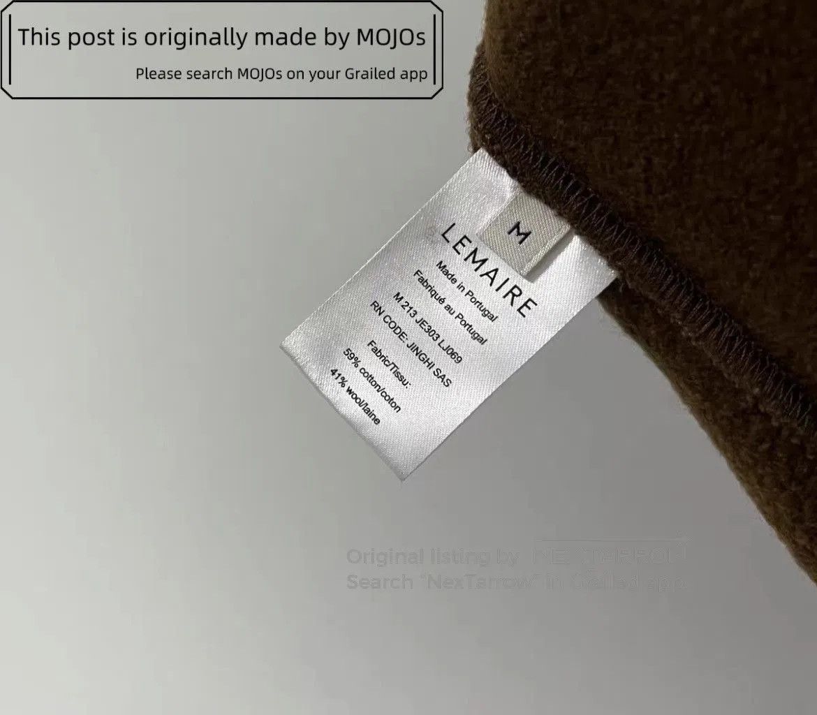 Lemaire Lemaire Classic Plain Cut Simple Sweatshirt. Size US M / EU 48-50 / 2 - 4 Thumbnail