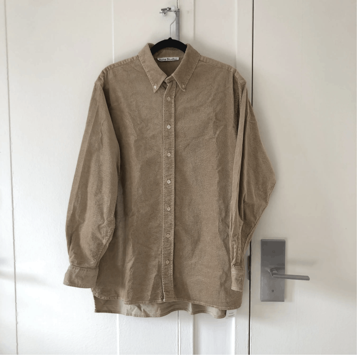 Acne Studios Acne Studios Corduroy Overshirt Size US XL / EU 56 / 4 - 1 Thumbnail