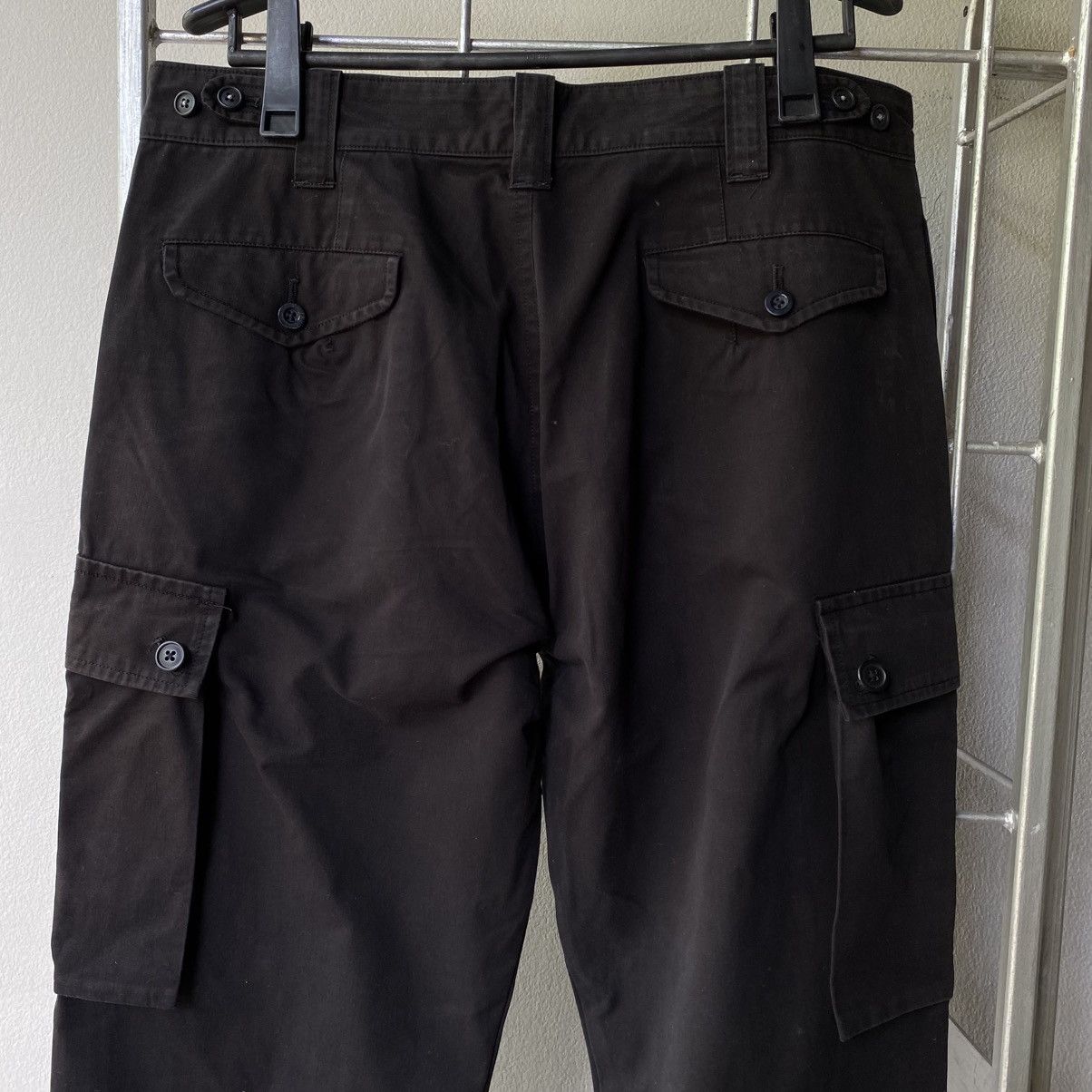 Yohji Yamamoto Yohji Yamamoto Black Cargo Pants Size US 38 / EU 54 - 4 Thumbnail