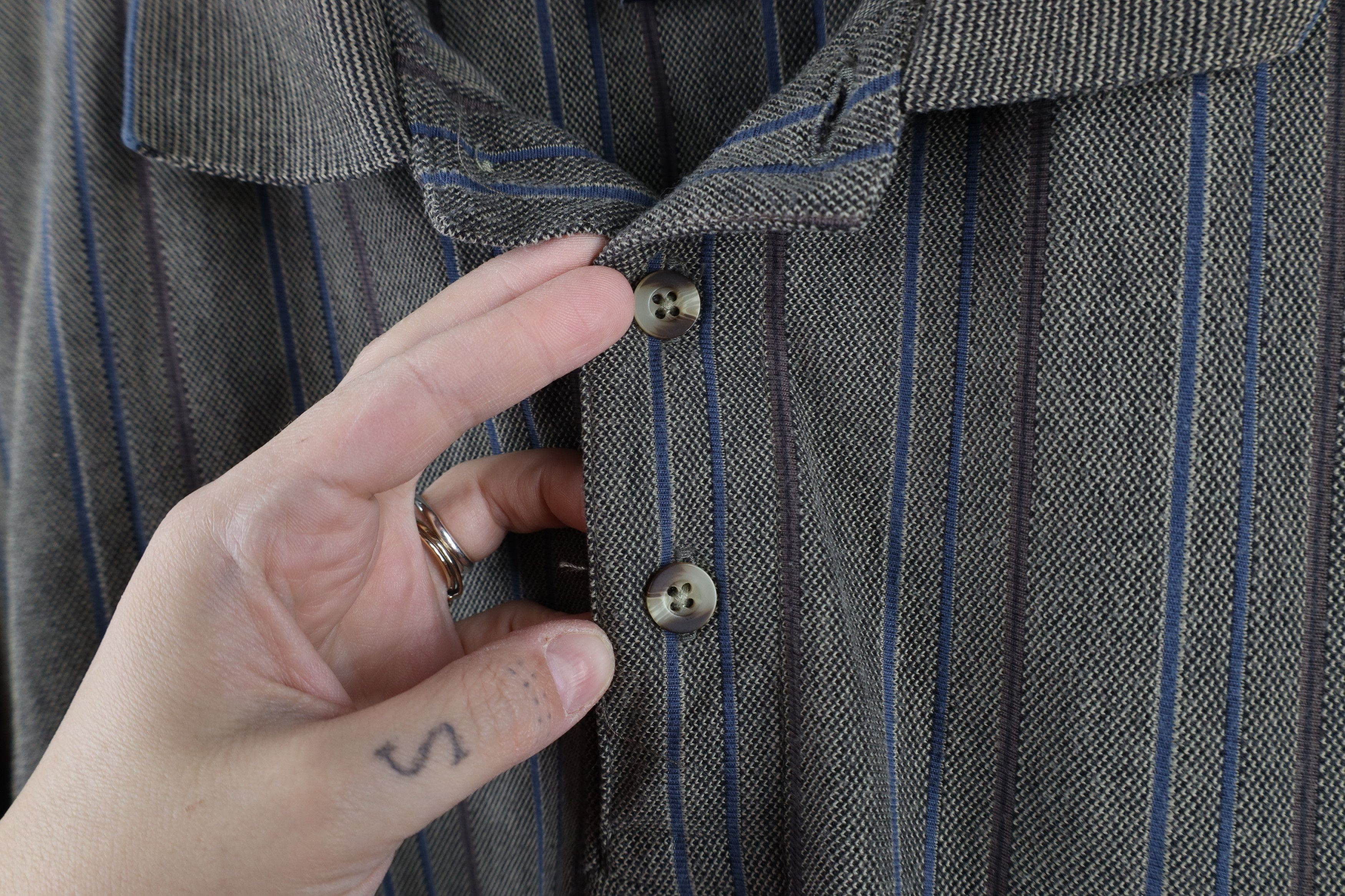 Vintage Vintage 90s Streetwear Knit Collared Pullover Polo Shirt Size US XXL / EU 58 / 5 - 4 Thumbnail