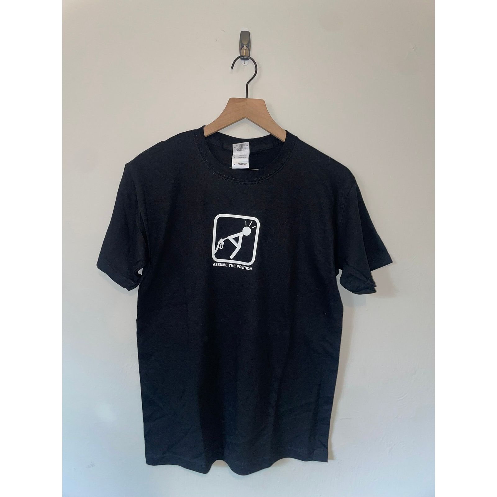 Gildan Y2K assume The Position Gas Pump F'ed Humor Shirt 2000s S Size US S / EU 44-46 / 1 - 1 Thumbnail