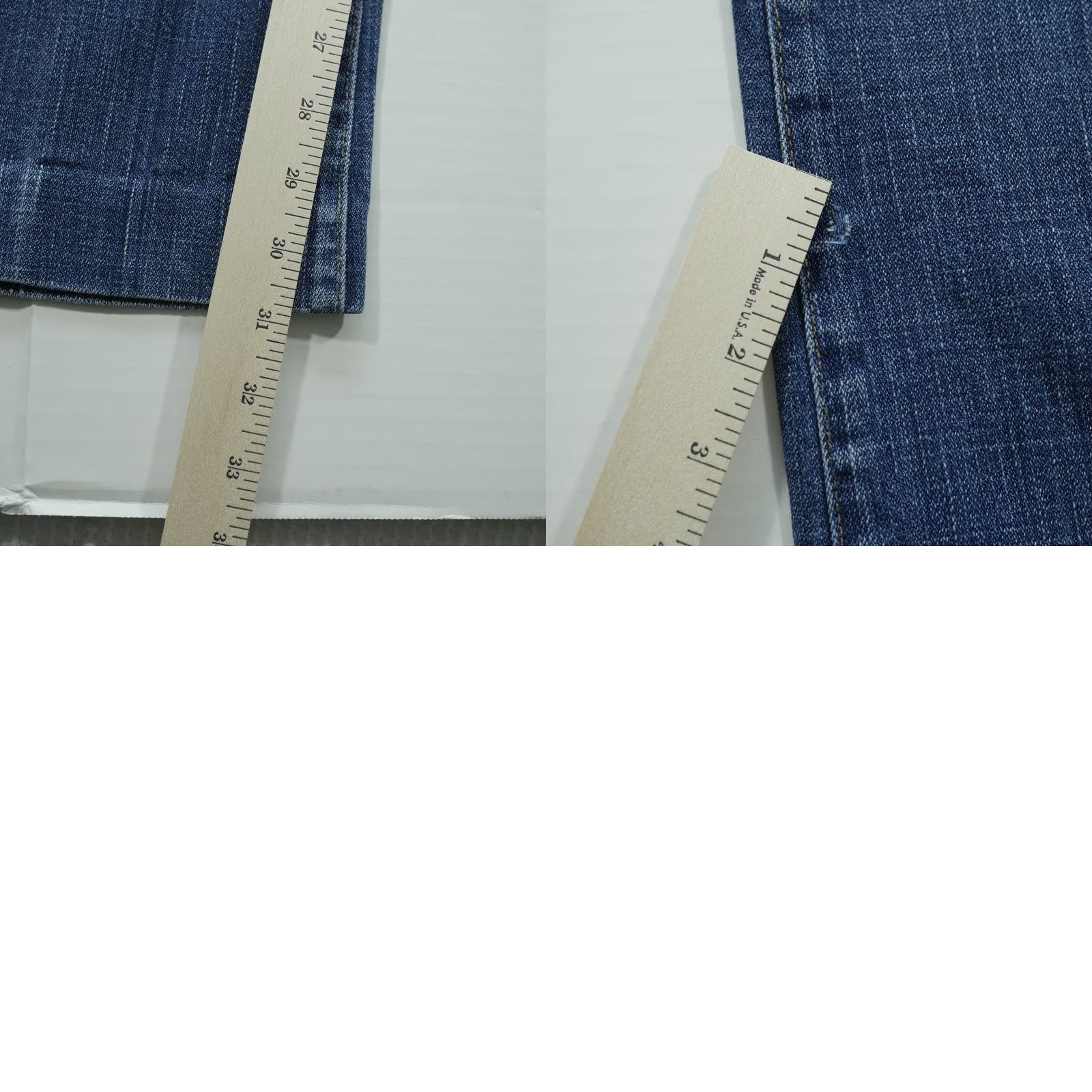 Denime AG Adriano Goldschmied Jeans Mens Bootcut 29x32 The Fillmore Blue Denim 5-Pocket Regular Waist Cotton Jeans Size US 29 - 9 Thumbnail