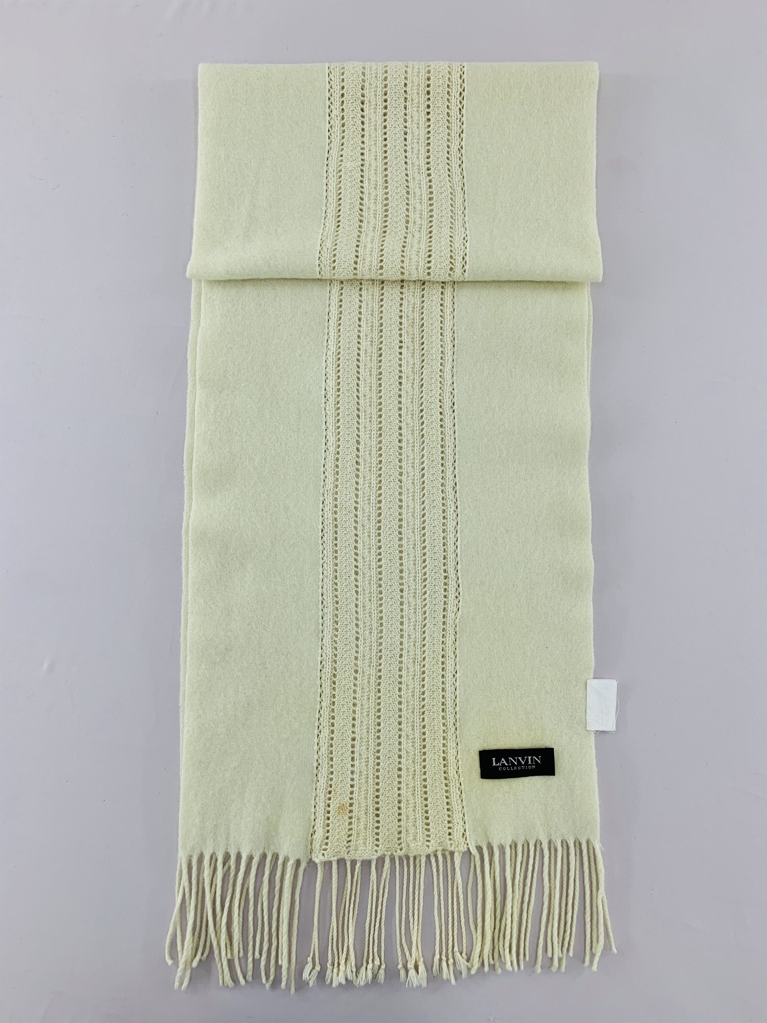 Lanvin Lanvin Scarf Wool Muffler Neck Wrap BL4109 Size ONE SIZE - 3 Thumbnail