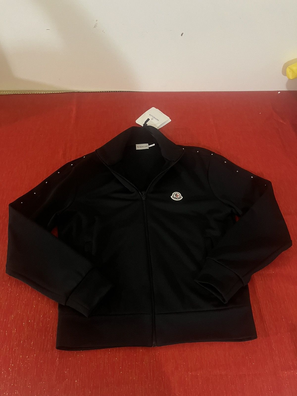 Moncler Moncler Zip Up Cardigan / Studded Track Jacket Sz S Size US S / EU 44-46 / 1 - 17 Thumbnail