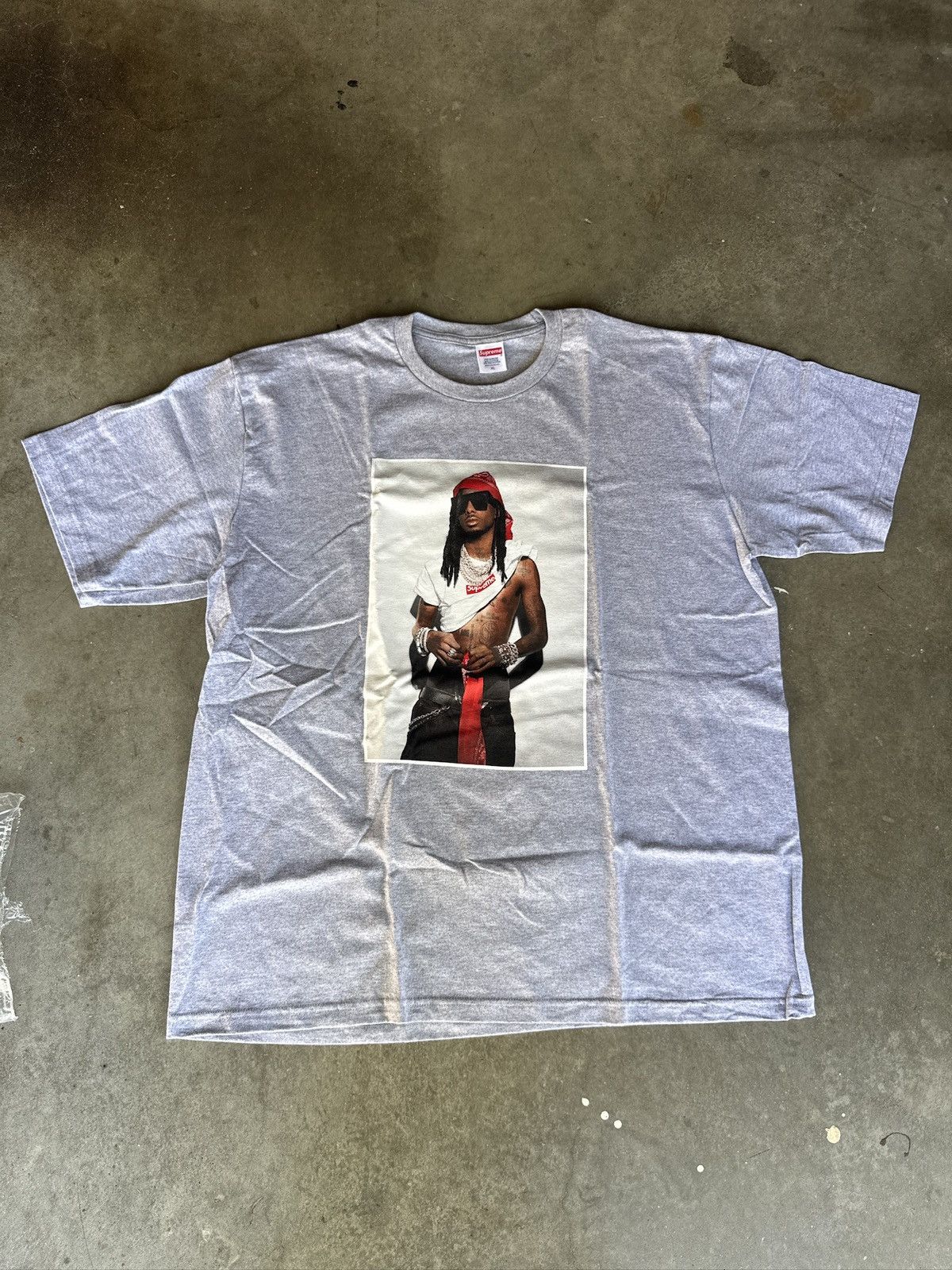 ウェア Supreme Playboi Carti Tee \"Heather Grey\" Playboi Carti Tee 