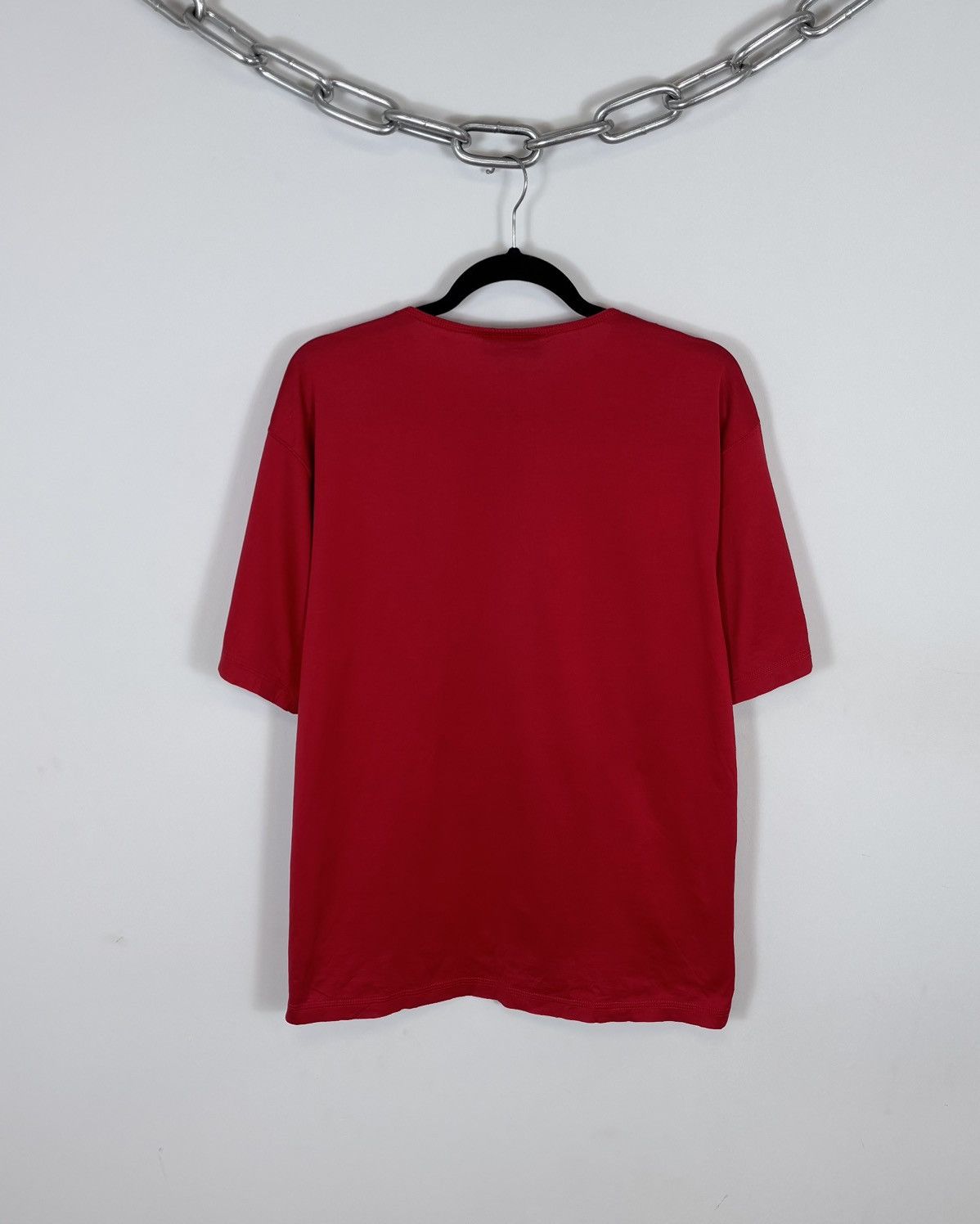 Trussardi Vintage Trussardi Jeans Men’s Red Cotton T-Shirt Tee Size US M / EU 48-50 / 2 - 11 Thumbnail