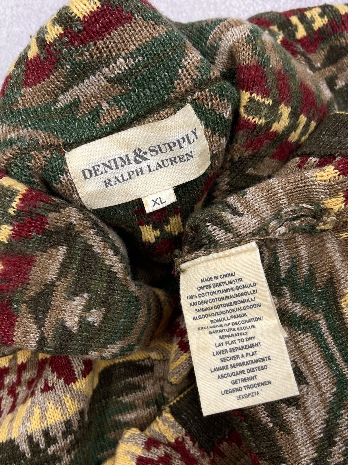 Denim & Supply Ralph Lauren Rare Ralph Lauren Denim & Supply Cardigan Knit Aztec Navajo Size US XL / EU 56 / 4 - 8 Thumbnail