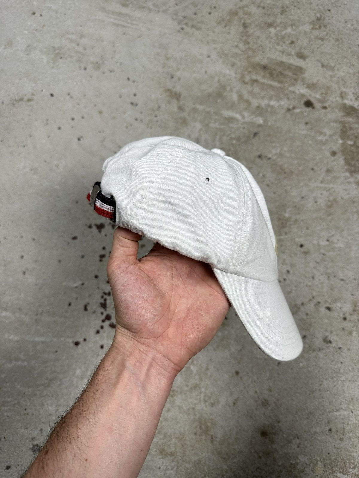 Moncler Vintage Y2K Moncler White Hat Cap Logo Size ONE SIZE - 9 Thumbnail