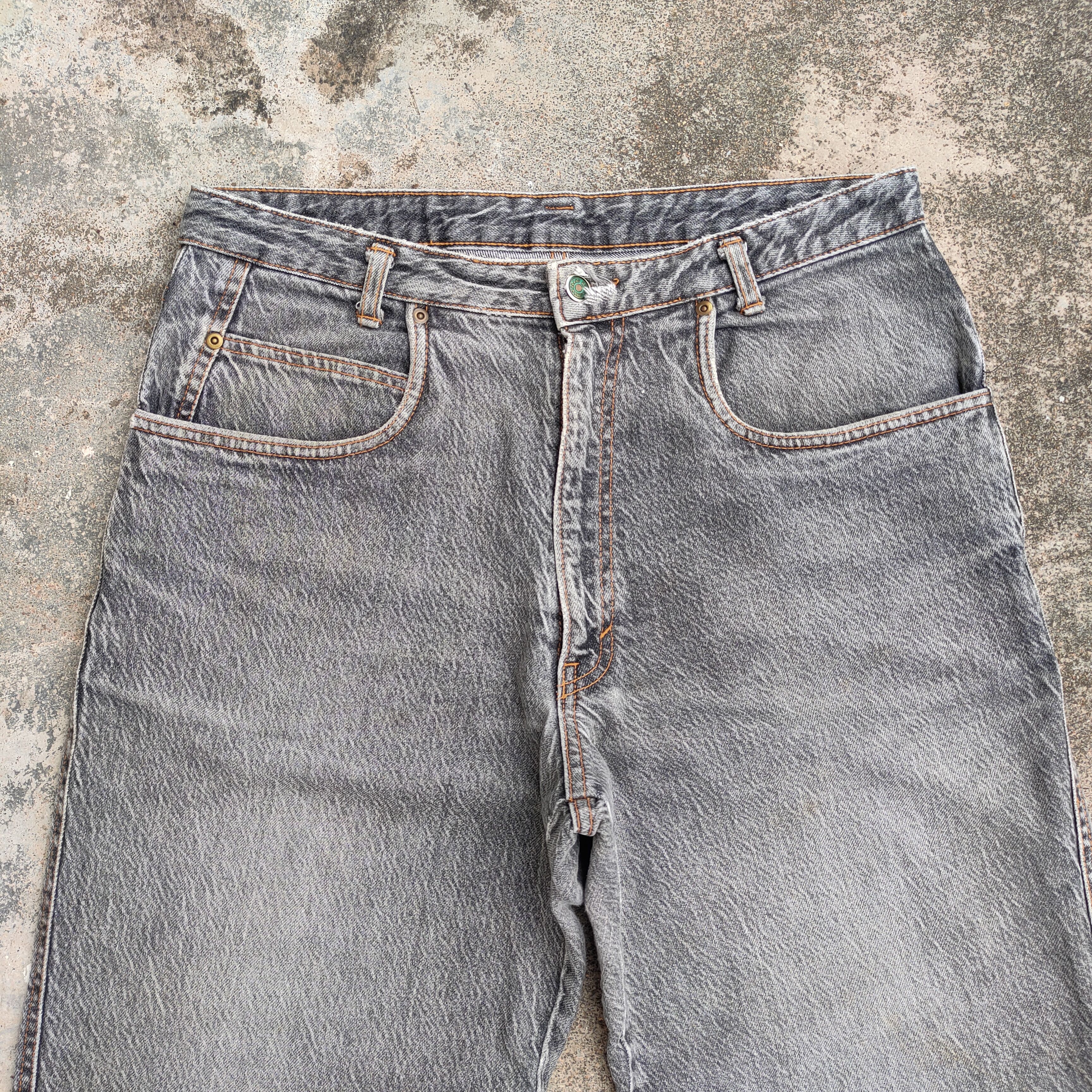 Japanese Brand VINTAGE VICEFER FADED BLACK JEANS DENIM PANTS Size US 34 / EU 50 - 3 Thumbnail
