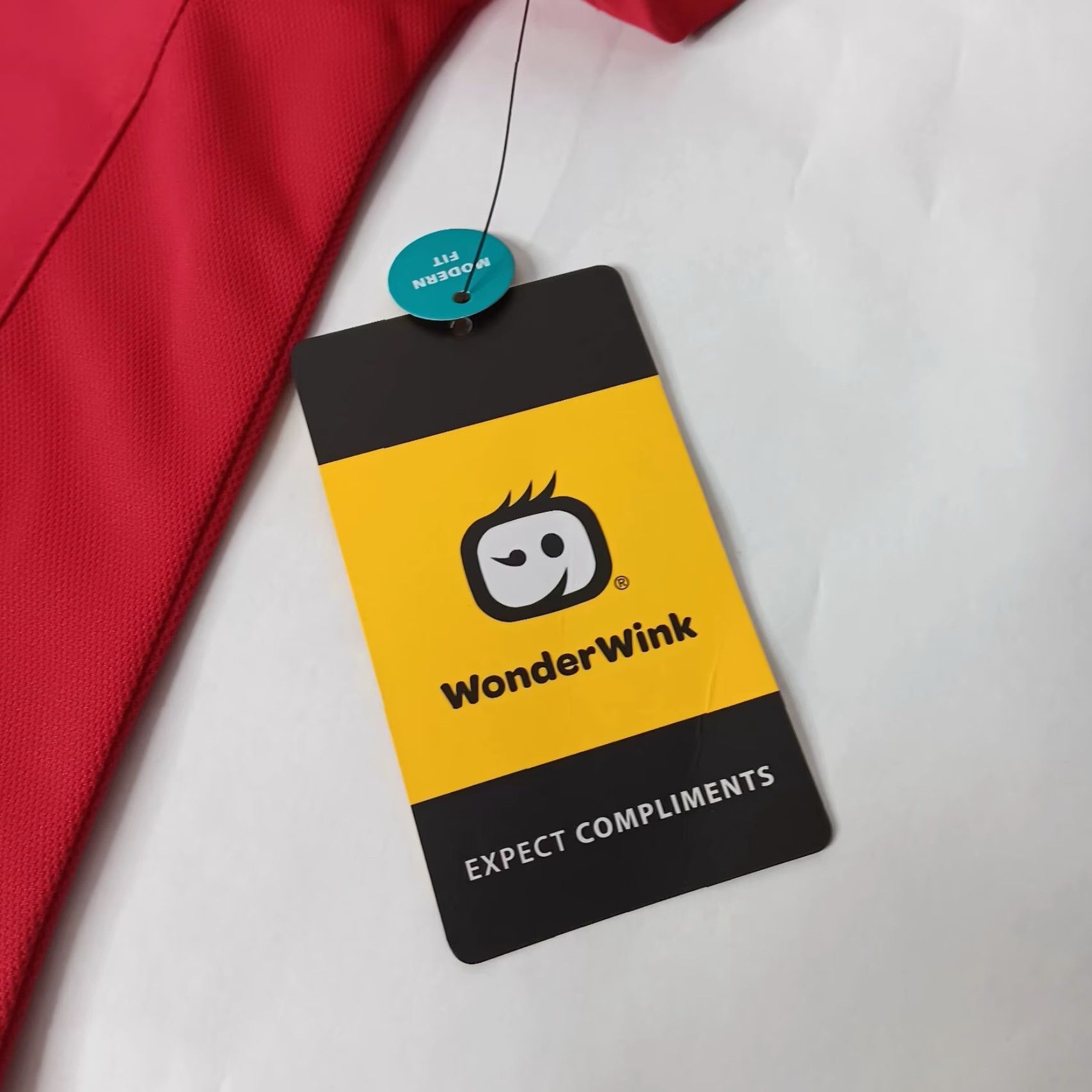 Vintage WonderWink Womens Medium Scrub Stop Red Short Sleeve Collared Shirt Medical New Size M / US 6-8 / IT 42-44 - 4 Thumbnail