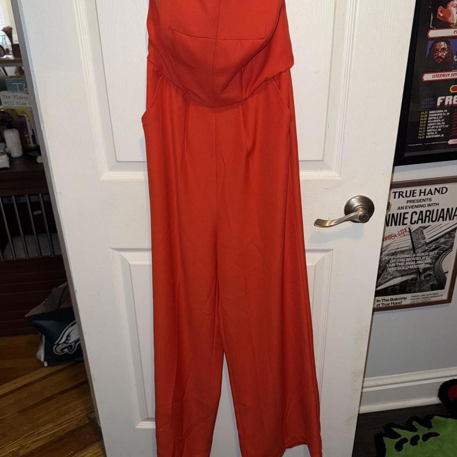 Designer BB Dakota Strapless Jumpsuit. Size 32" / US 10 / IT 46 - 2 Thumbnail