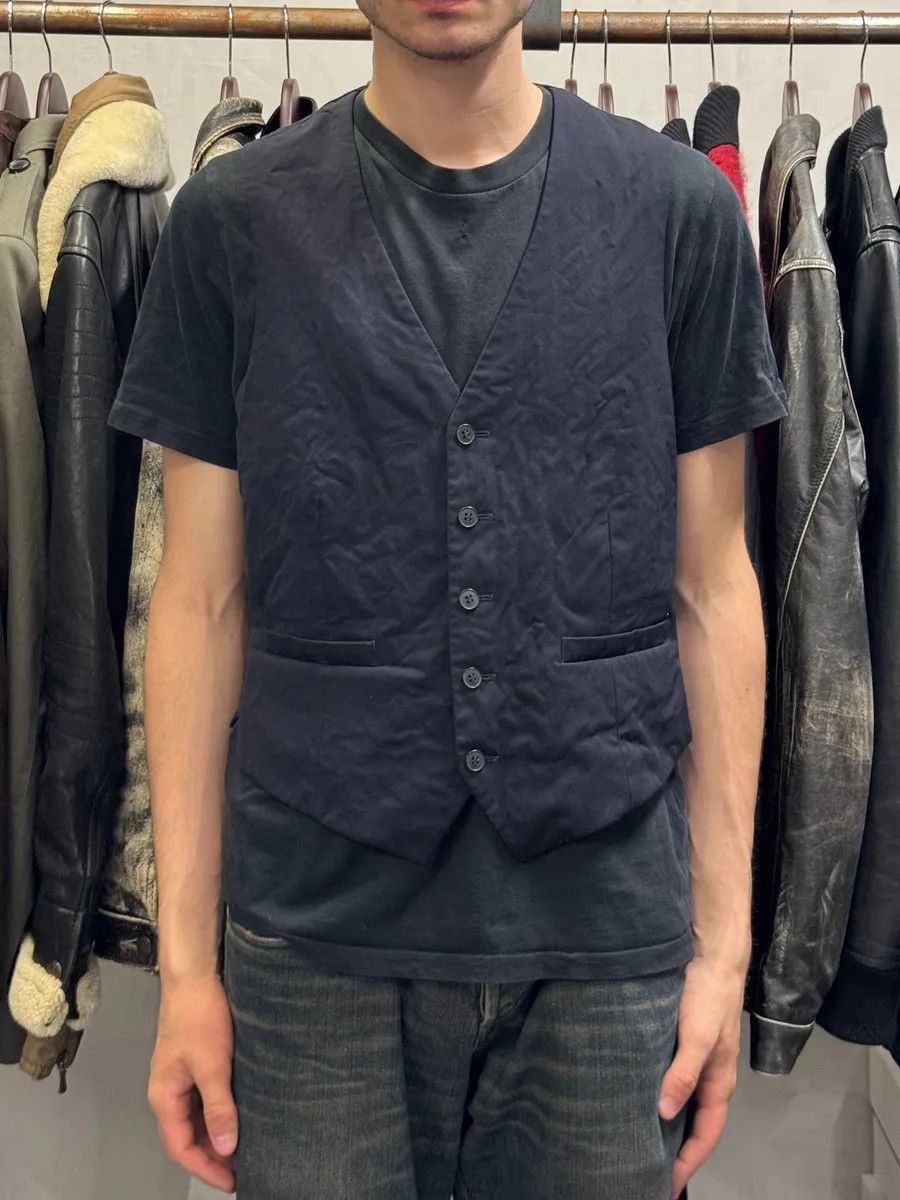 Maison Margiela Maison Margiela H&M Navy Waistcoat Vest Size US S / EU 44-46 / 1 - 2 Thumbnail