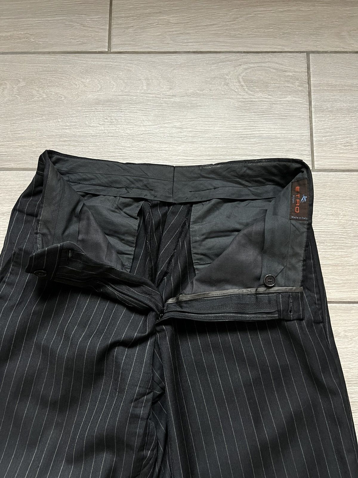 Etro Etro Trousers Pants Classic Vintage Striped Size US 30 / EU 46 - 12 Thumbnail