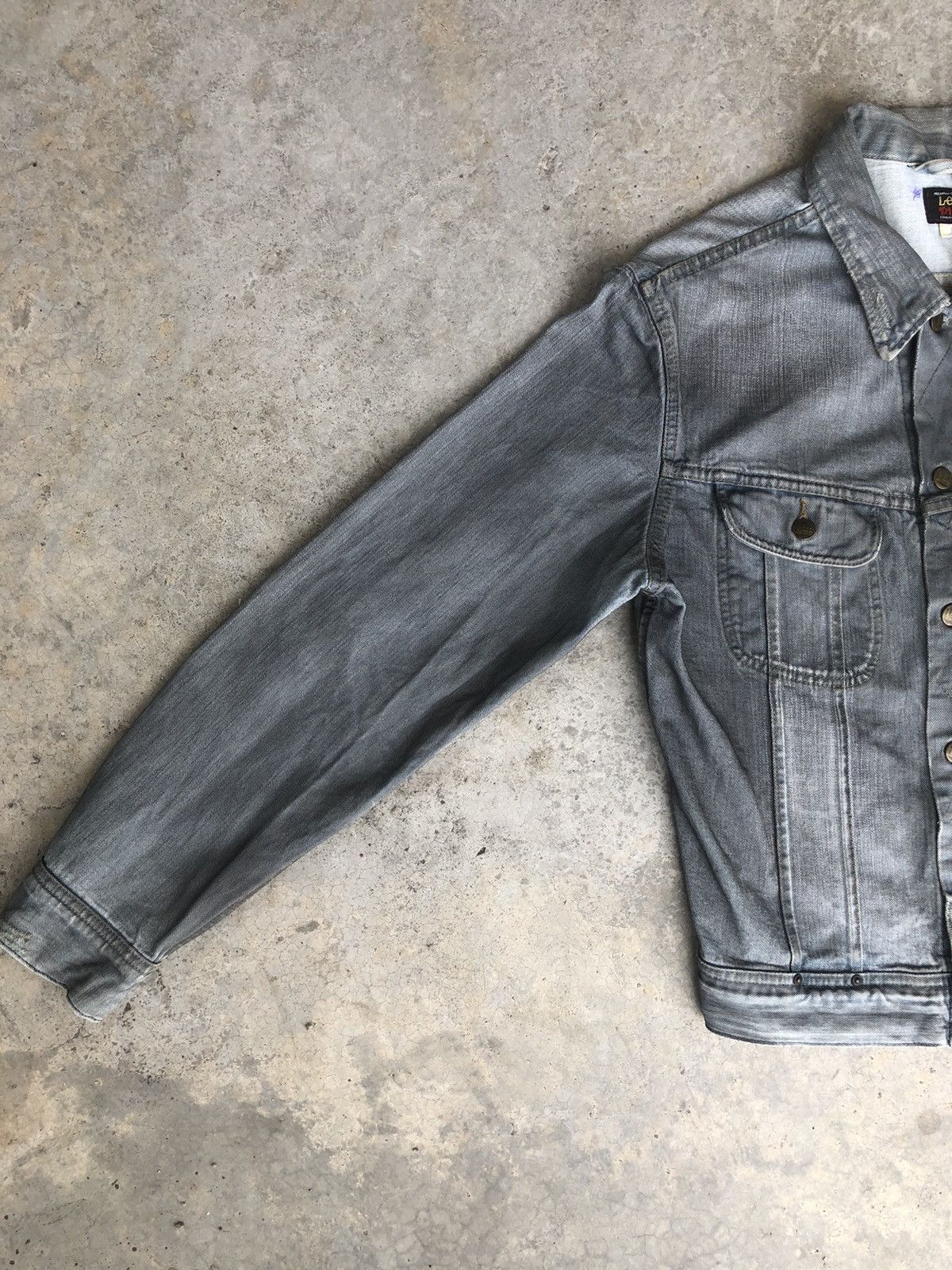 Lee Lee 101J Waxed Denim Jacket Distressed Jeans Size US L / EU 52-54 / 3 - 4 Thumbnail
