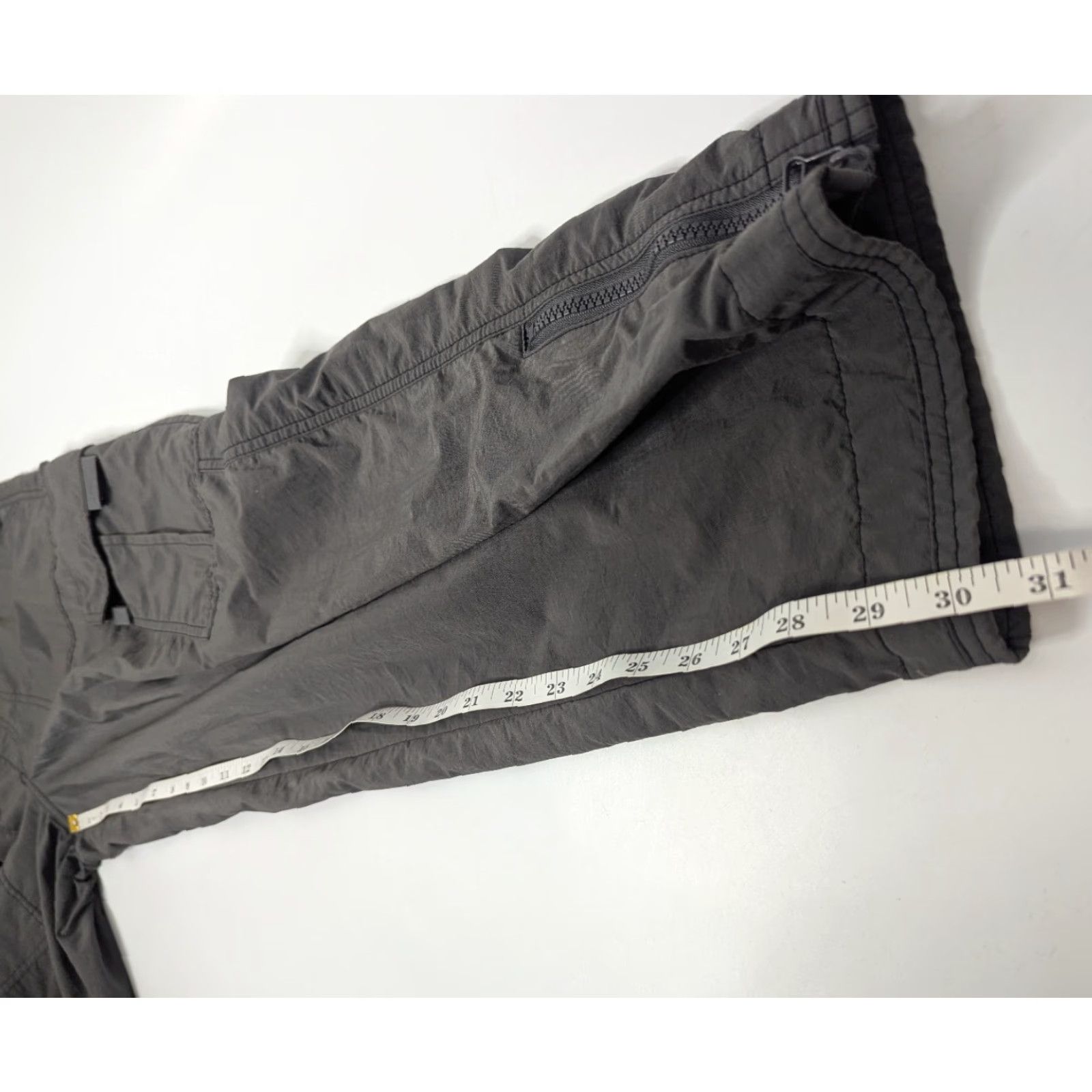 Vintage VINTAGE Nesi AG Pants Men Cargo Pocket 30 Grey Lined Relaxed 90s Grunge Punk Outdoor Nylon Tapered Street Skater Workwear Casual Mens Size US 33 - 6 Thumbnail