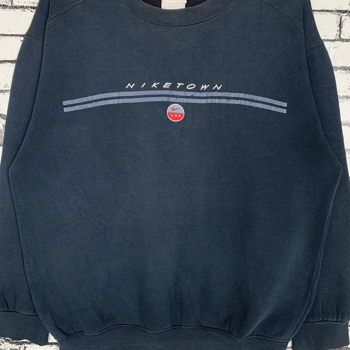 Nike × Vintage Sportwear Vintage Nike Town U.S.A Sweatshirt Crewneck Size US XL / EU 56 / 4 - 5 Thumbnail