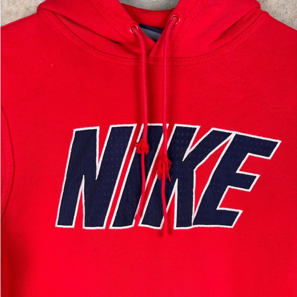 Nike Nike Logo Hoodie Sweatshirt Mens Sz S Red Spell Out Size US S / EU 44-46 / 1 - 7 Thumbnail