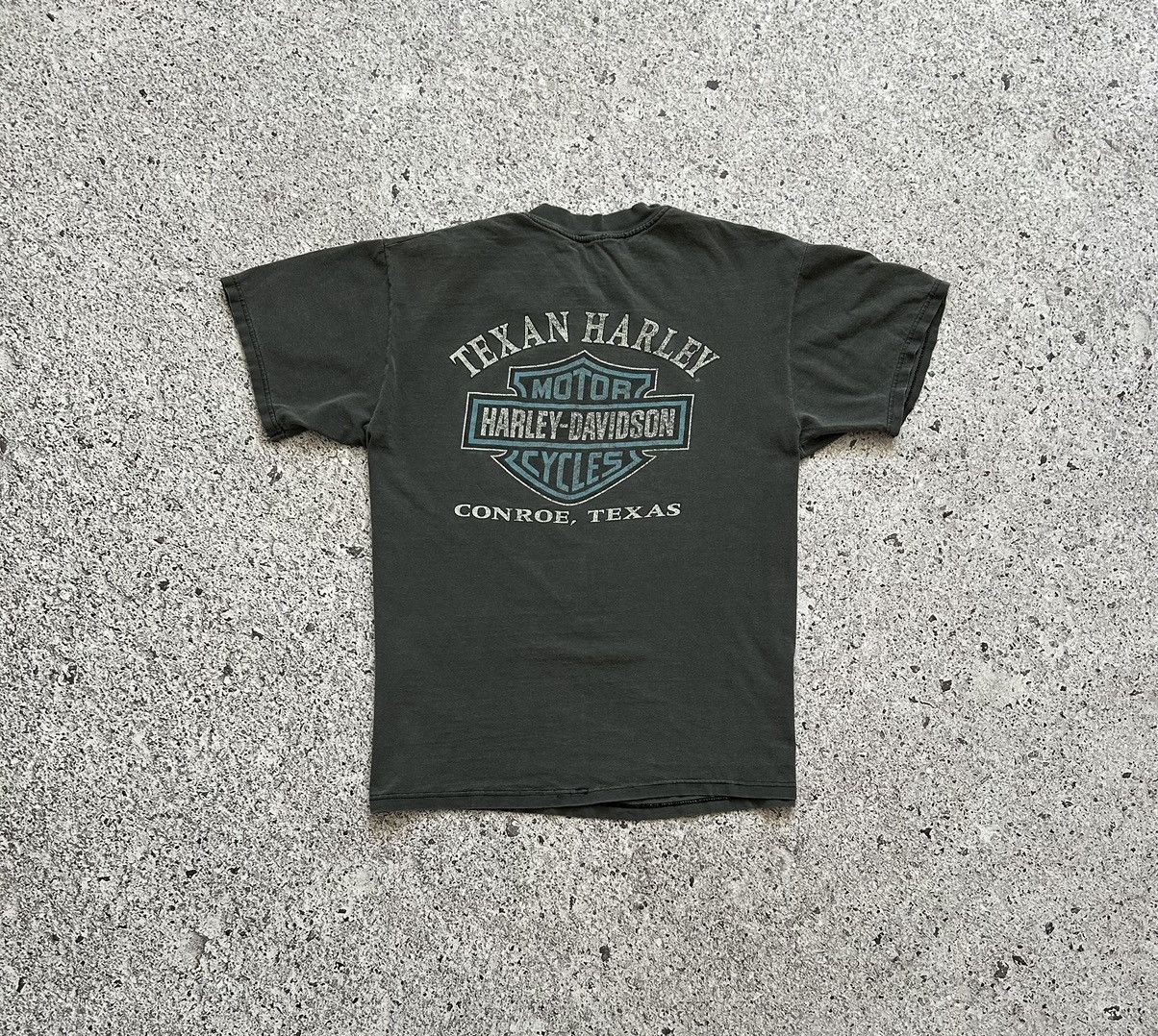 Band Tees × Harley Davidson × Vintage Vintage 2000’s Harley Davidson Iron Horses Bike USA T-Shirt Size US M / EU 48-50 / 2 - 6 Thumbnail