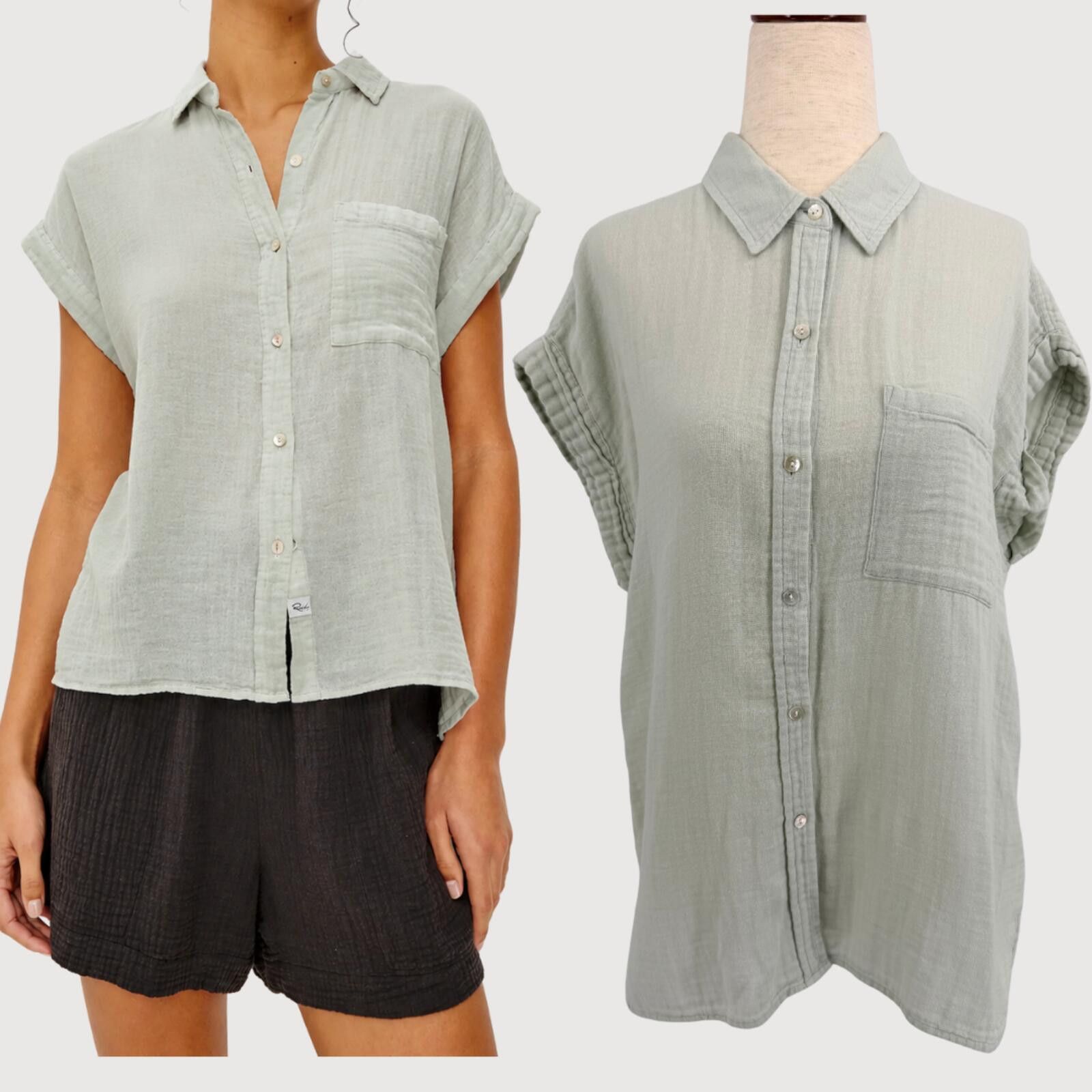 Rails Rails Whitney Gauze Cotton Button Shirt M Size M / US 6-8 / IT 42-44 - 1 Thumbnail