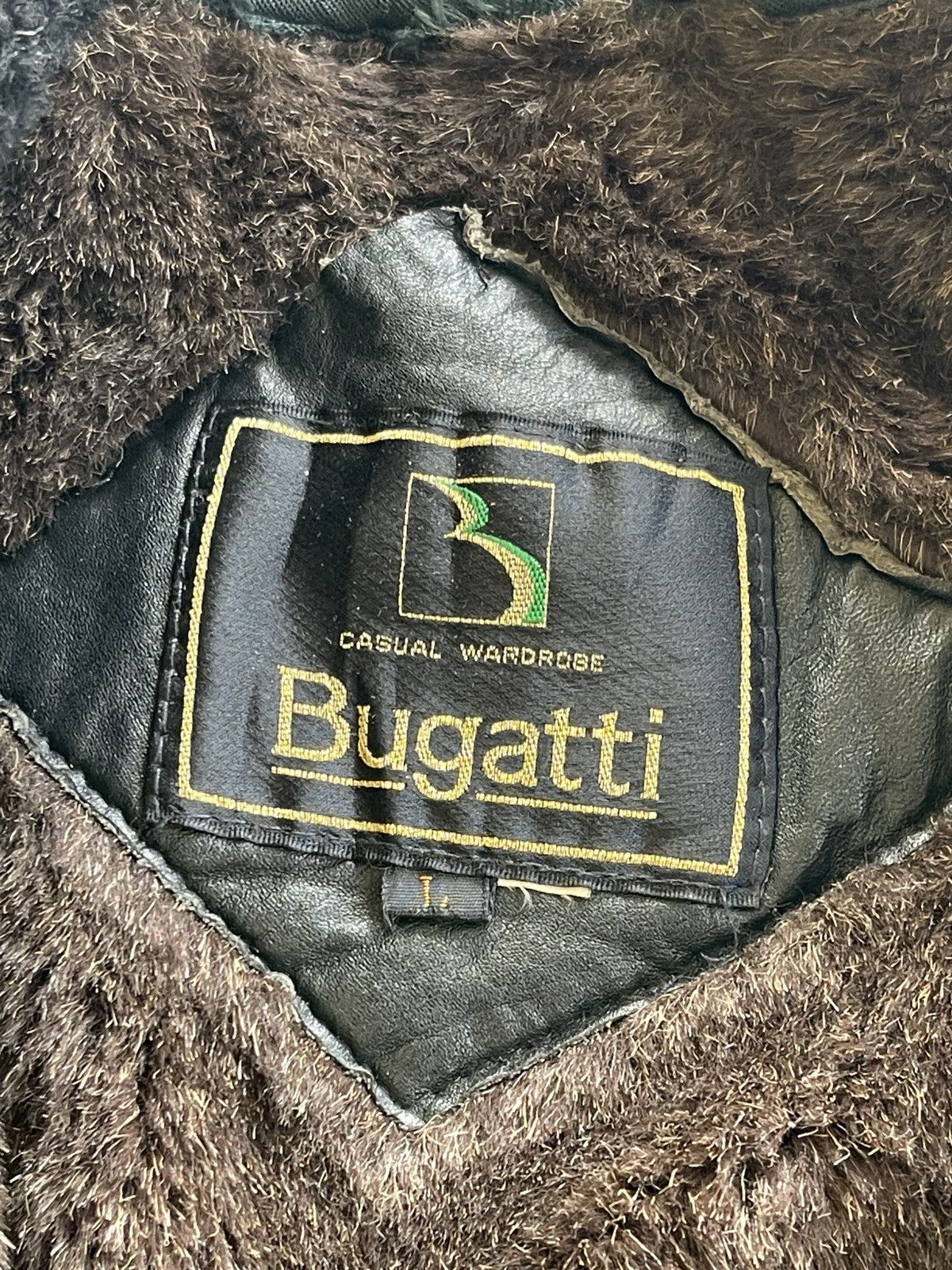 Vintage Bugatti G-1 Blouson Cowhide Leather Boa Collar Jacket Size US L / EU 52-54 / 3 - 19 Thumbnail