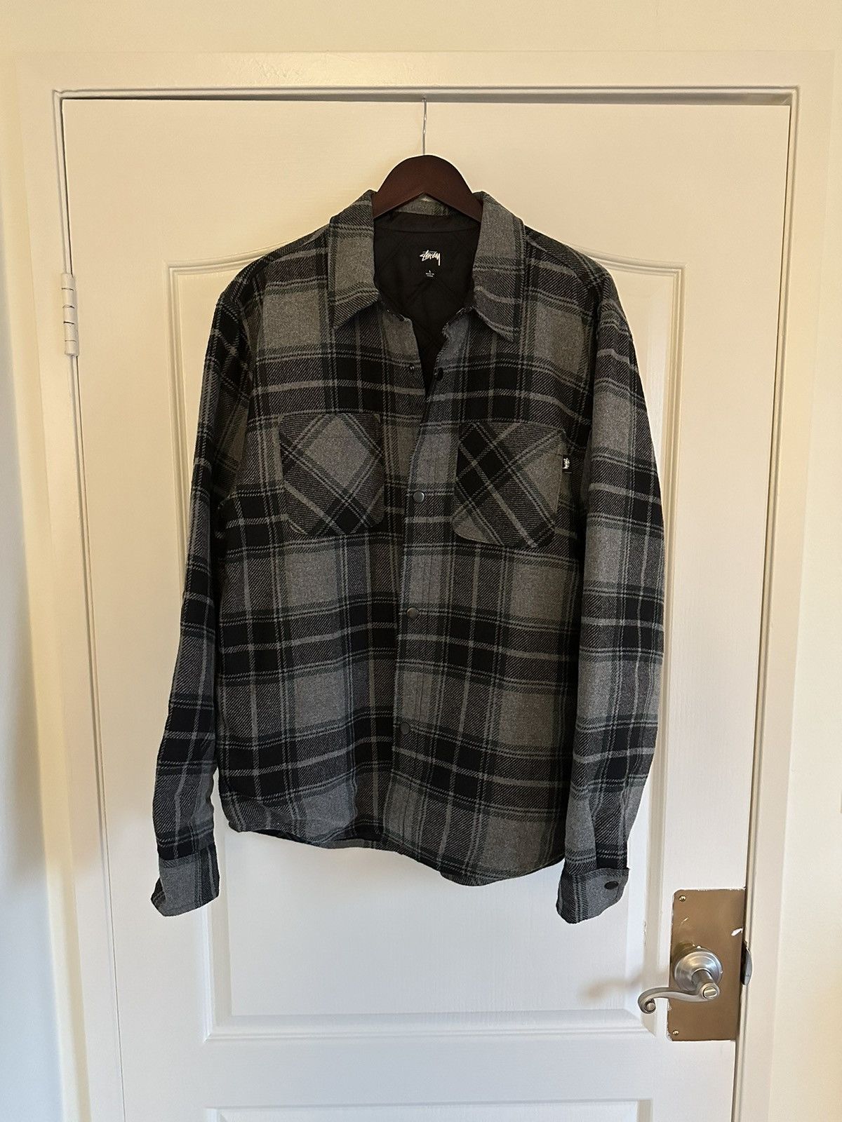 Stussy Plaid Jacket | Grailed