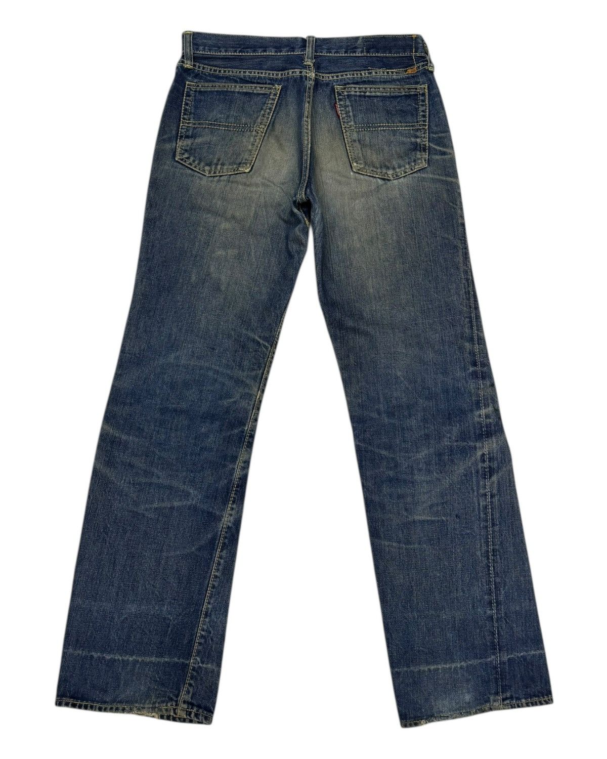 Kapital Vintage Big Stone Talon Zip Distressed Denim Jeans Size US 30 / EU 46 - 8 Thumbnail